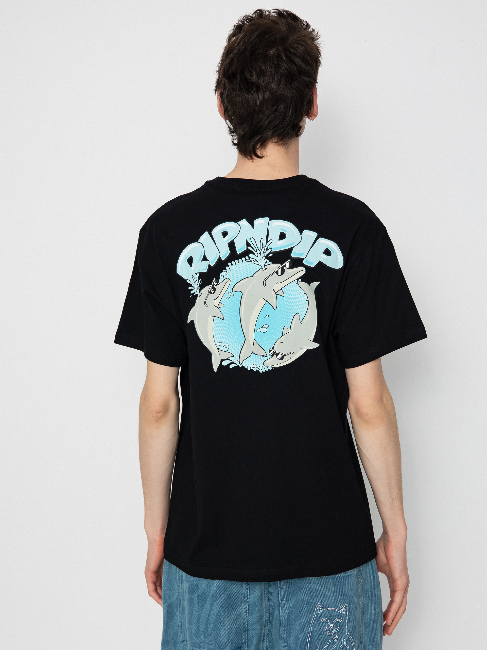 T-shirt RipNDip Dolphin Dudes (black)