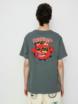 T-shirt RipNDip Devil Monster (charcoal)