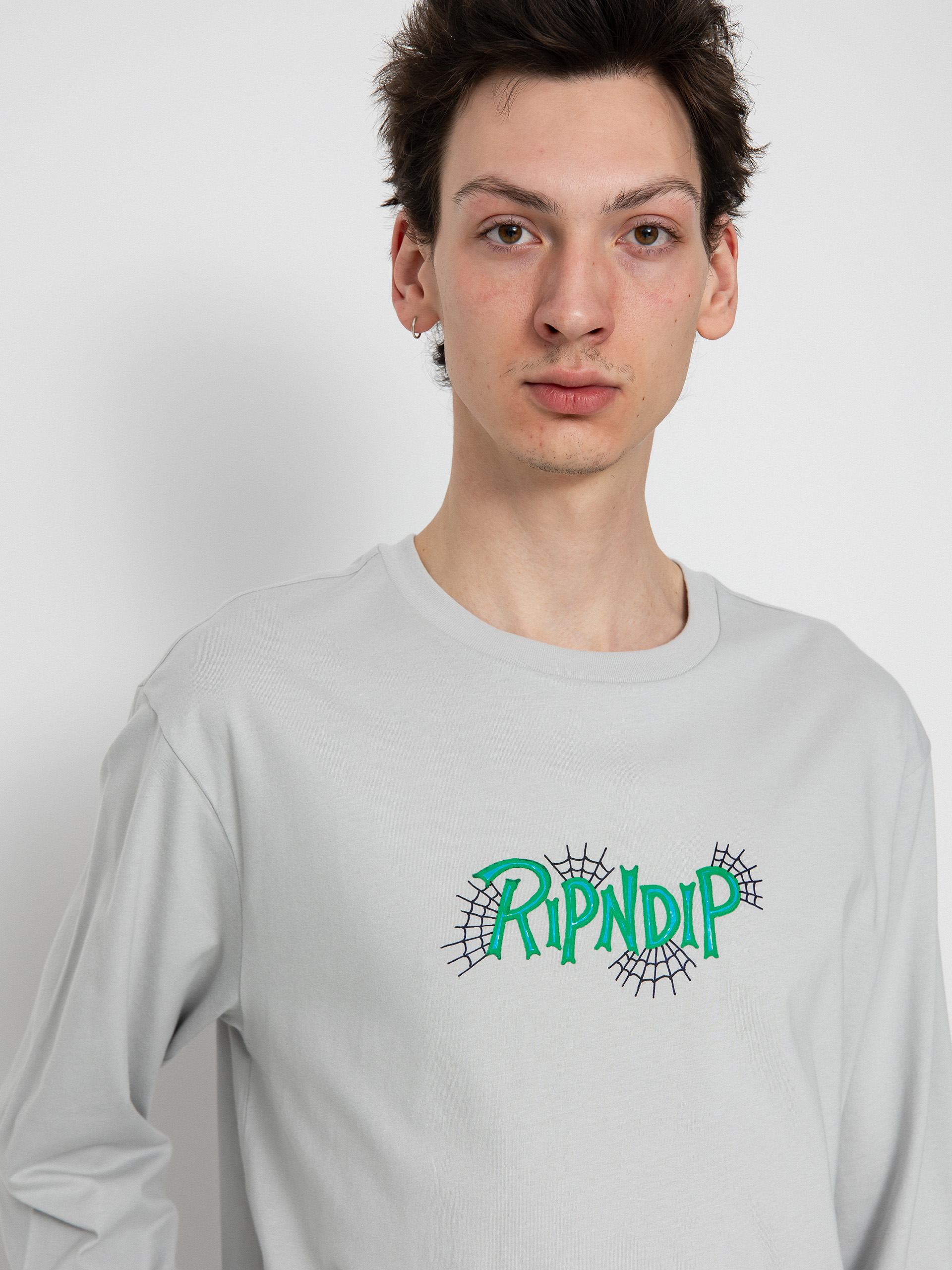 Longsleeve RipNDip Travis Long - szary (grey)