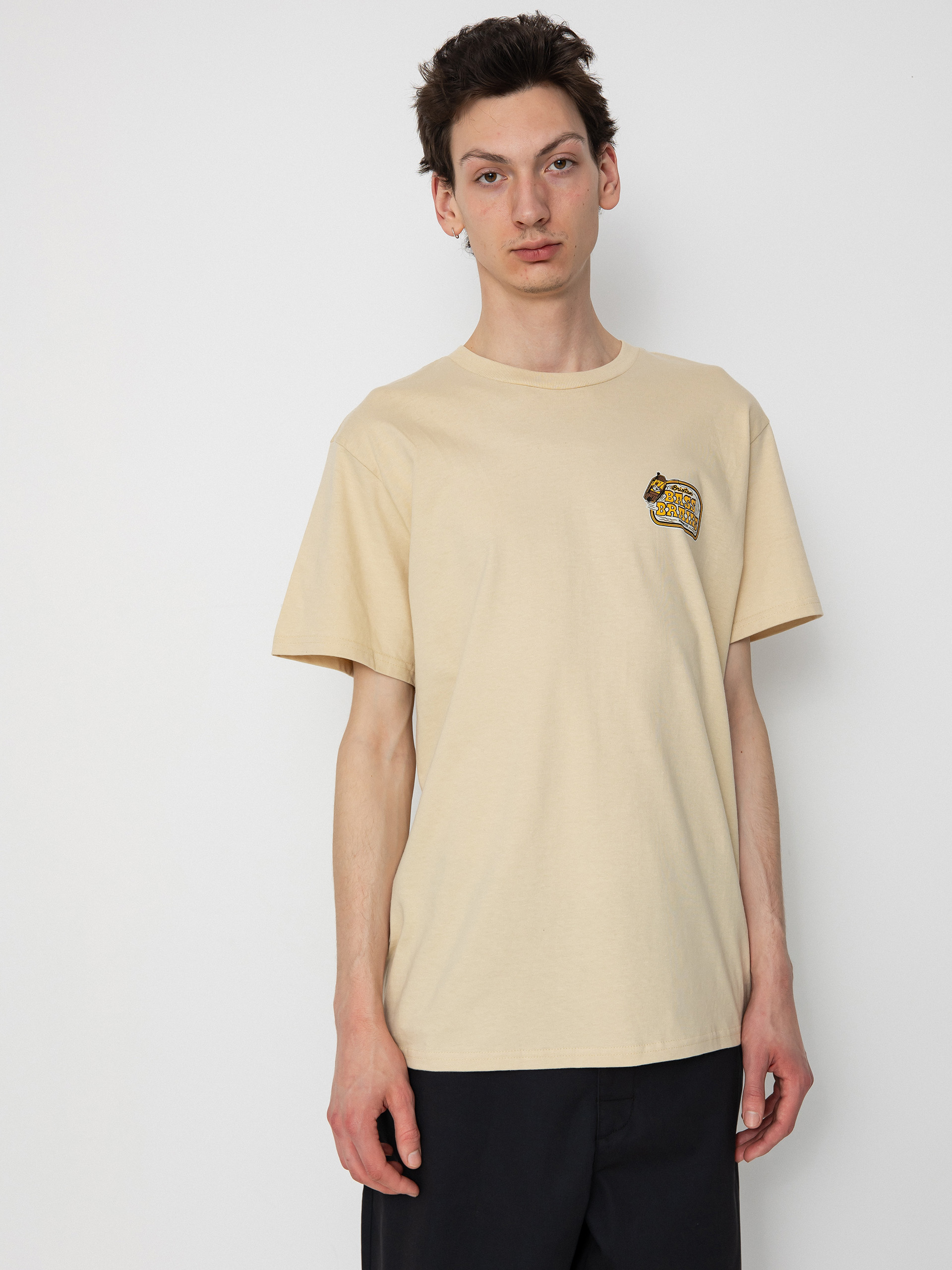 T-shirt Brixton Bass Brains Boat Stt (cream)