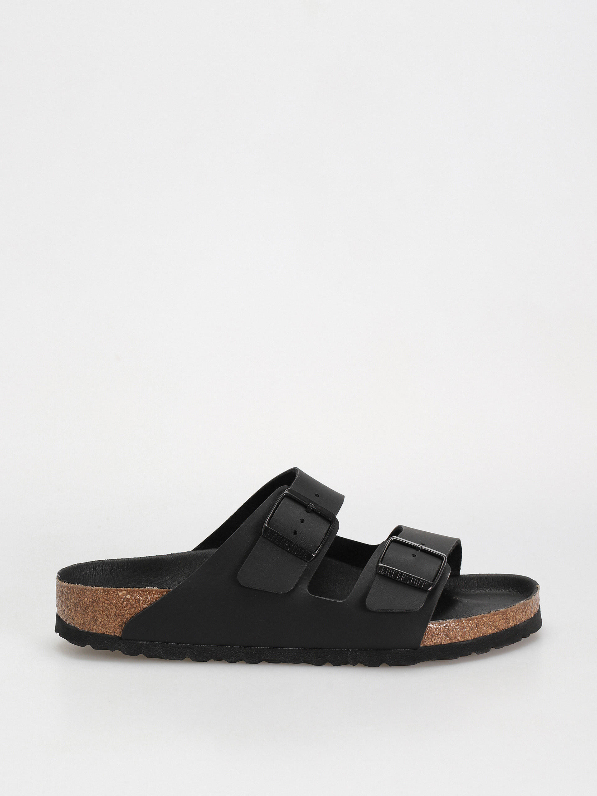 Klapki Birkenstock Arizona Birko Flor Regular - czarny (black)