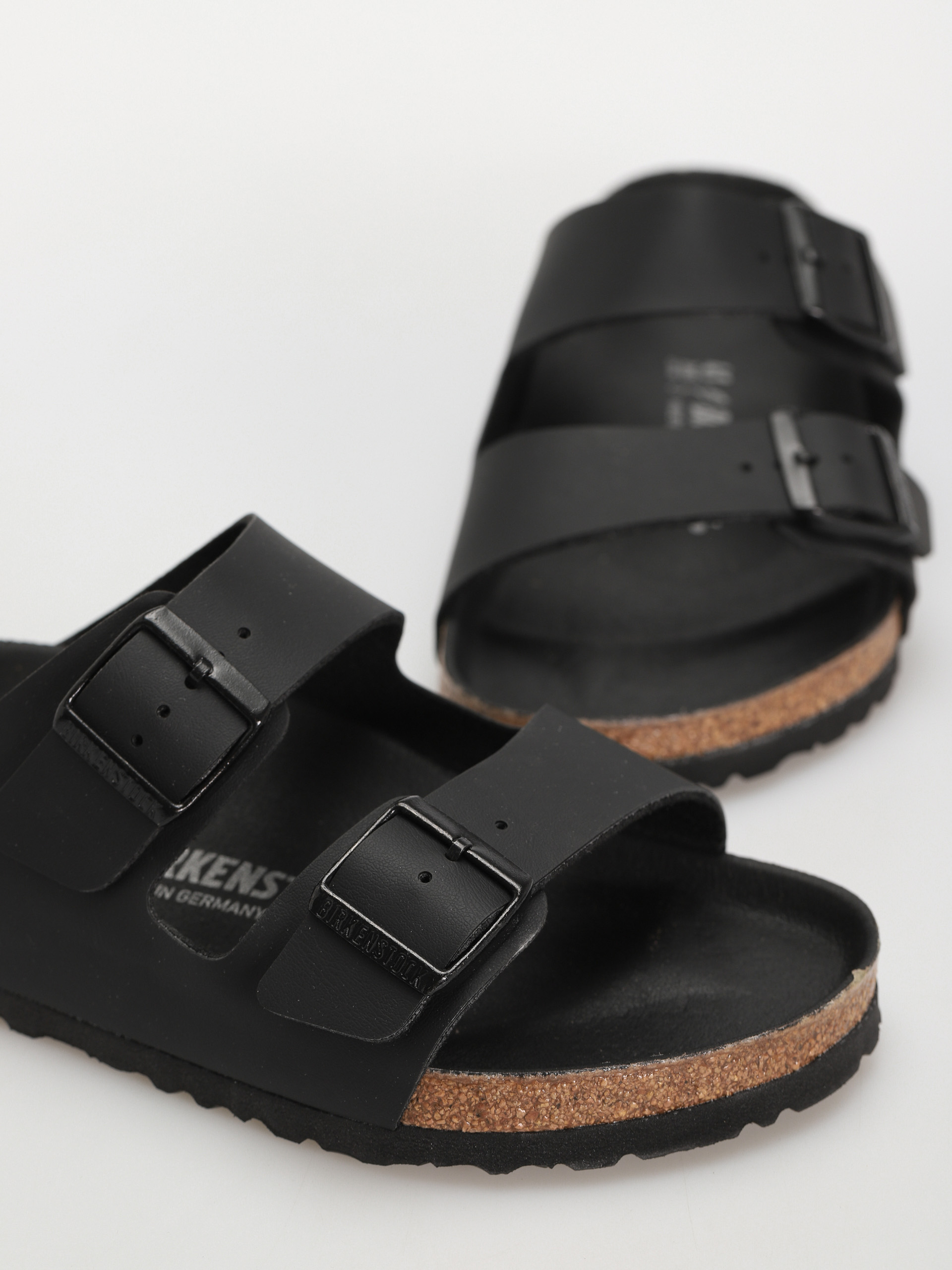 Klapki Birkenstock Arizona Birko Flor Regular (black)