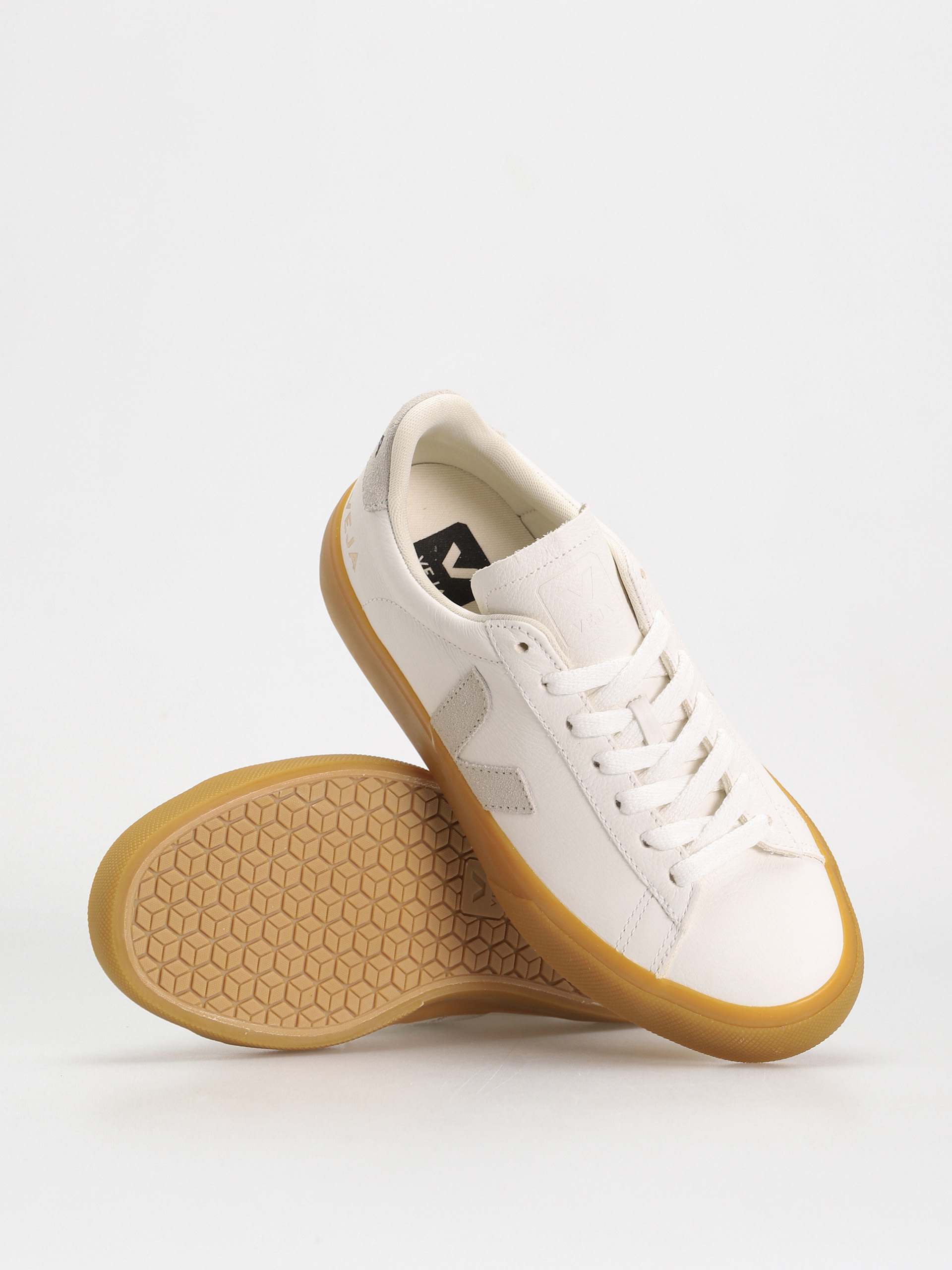 VEJA★CAMPO★WHITE NATURAL NATURAL ★兼用 Buty Veja Campo Wmn - biały (extra white natural natural)