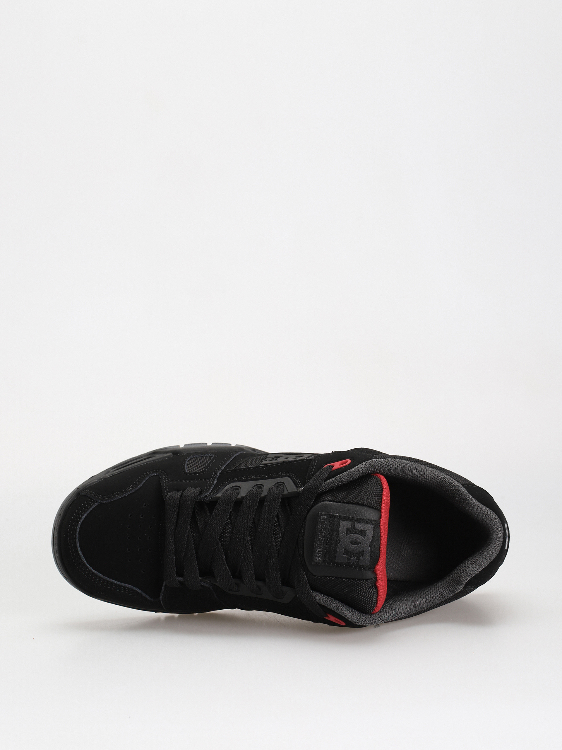 Buty DC Stag - czarny (black/grey/red)