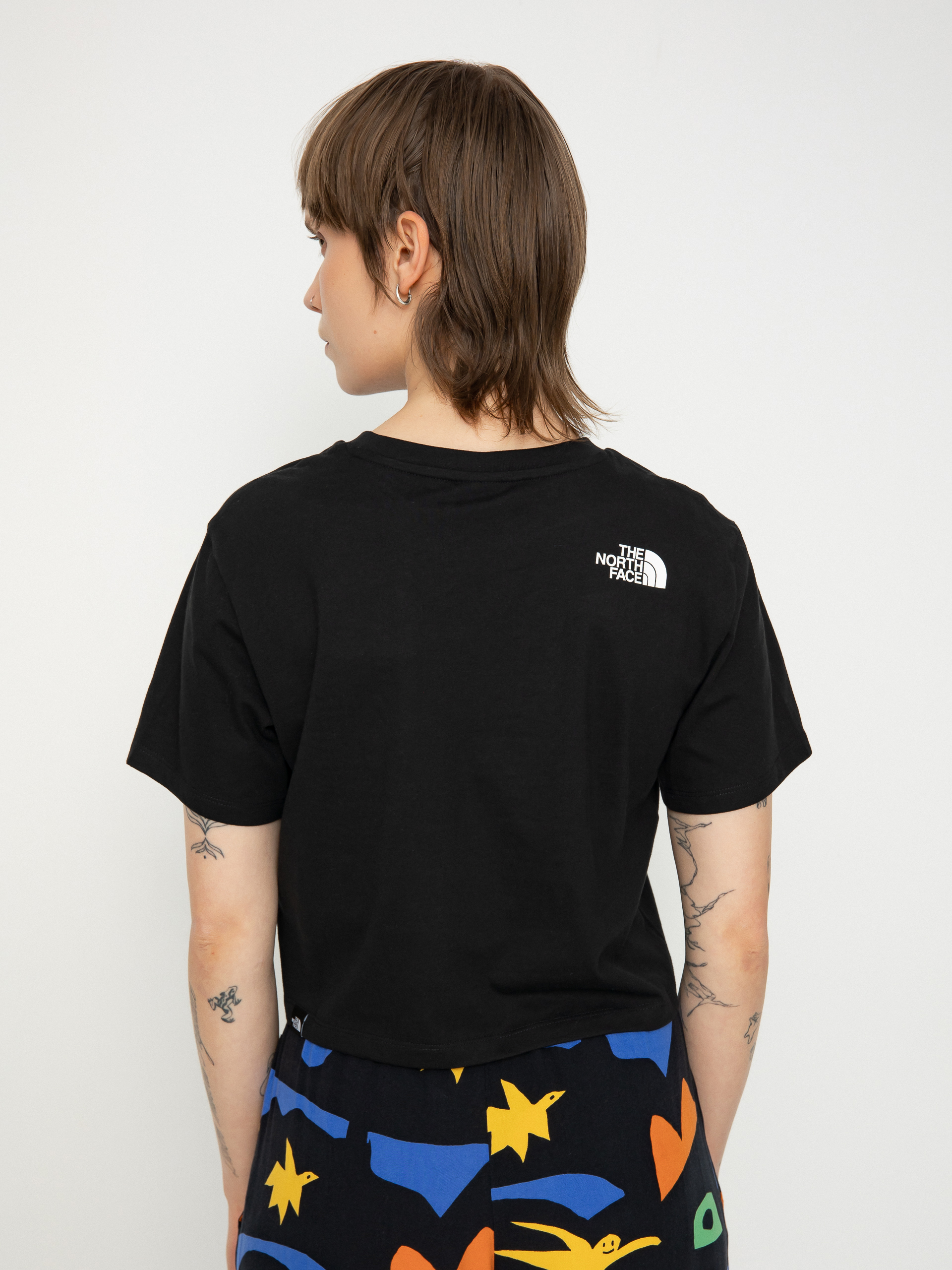 T-shirt The North Face Simple Dome Cropped Slim Wmn (tnf black)