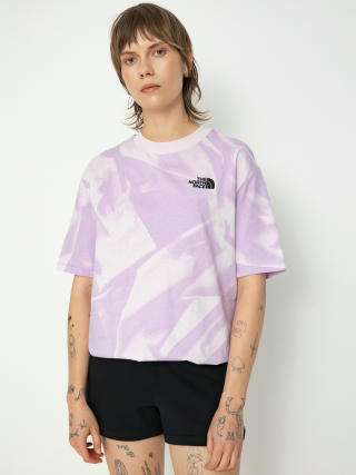 T-shirt The North Face Oversize Simple Dome Print Wmn (icy lilac garment fold)