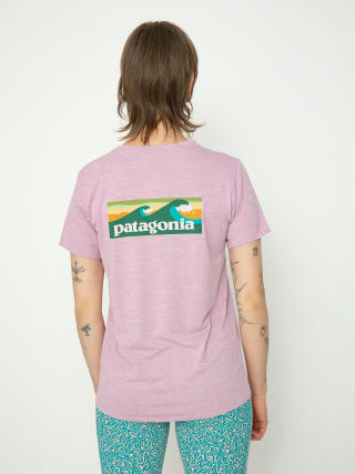 T-shirt Patagonia Cap Cool Daily Graphic Wmn (boardshort logo milkweed mauve x-dye)