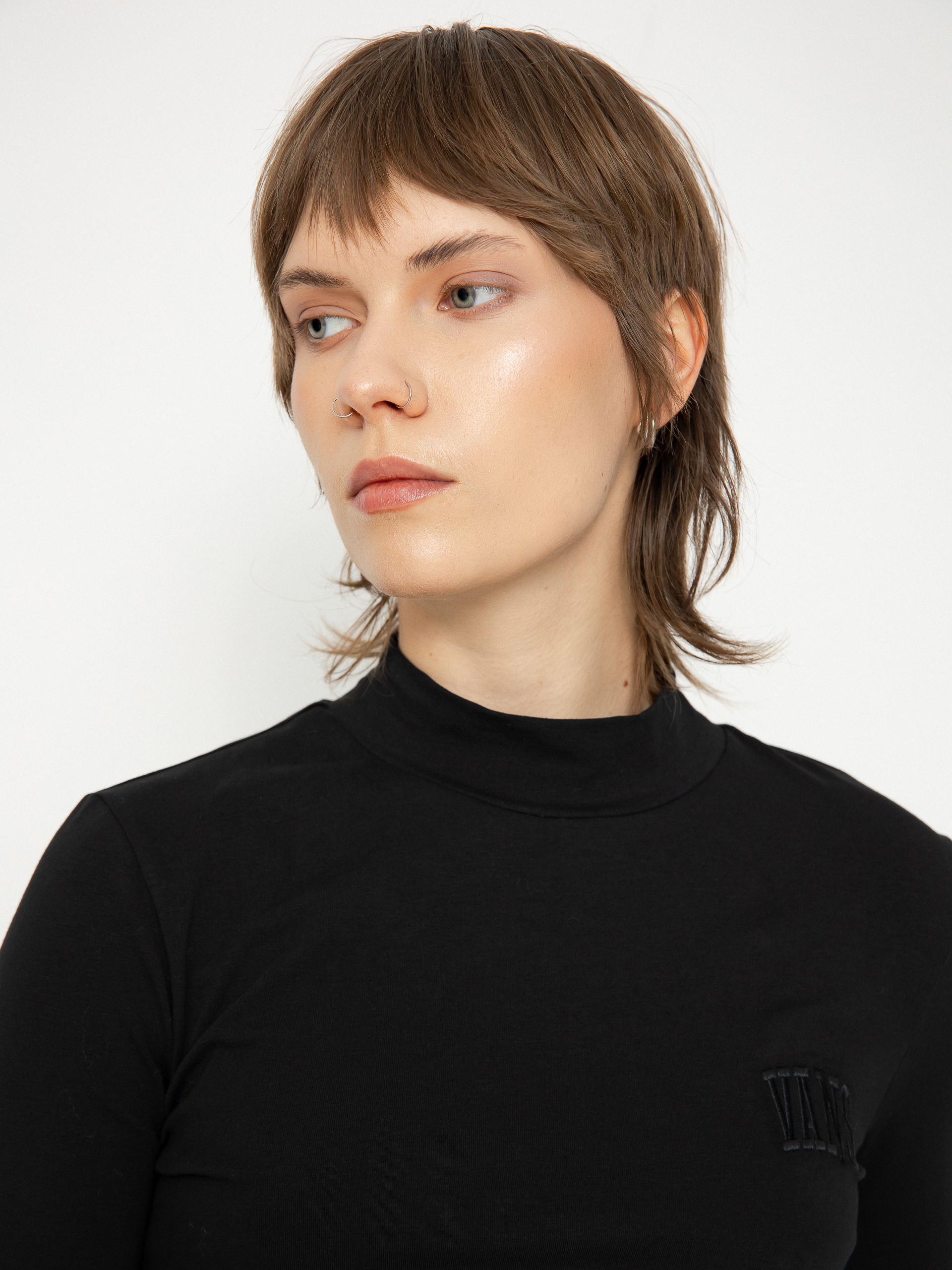 Longsleeve Vans Mini Mock Neck Wmn (program black)