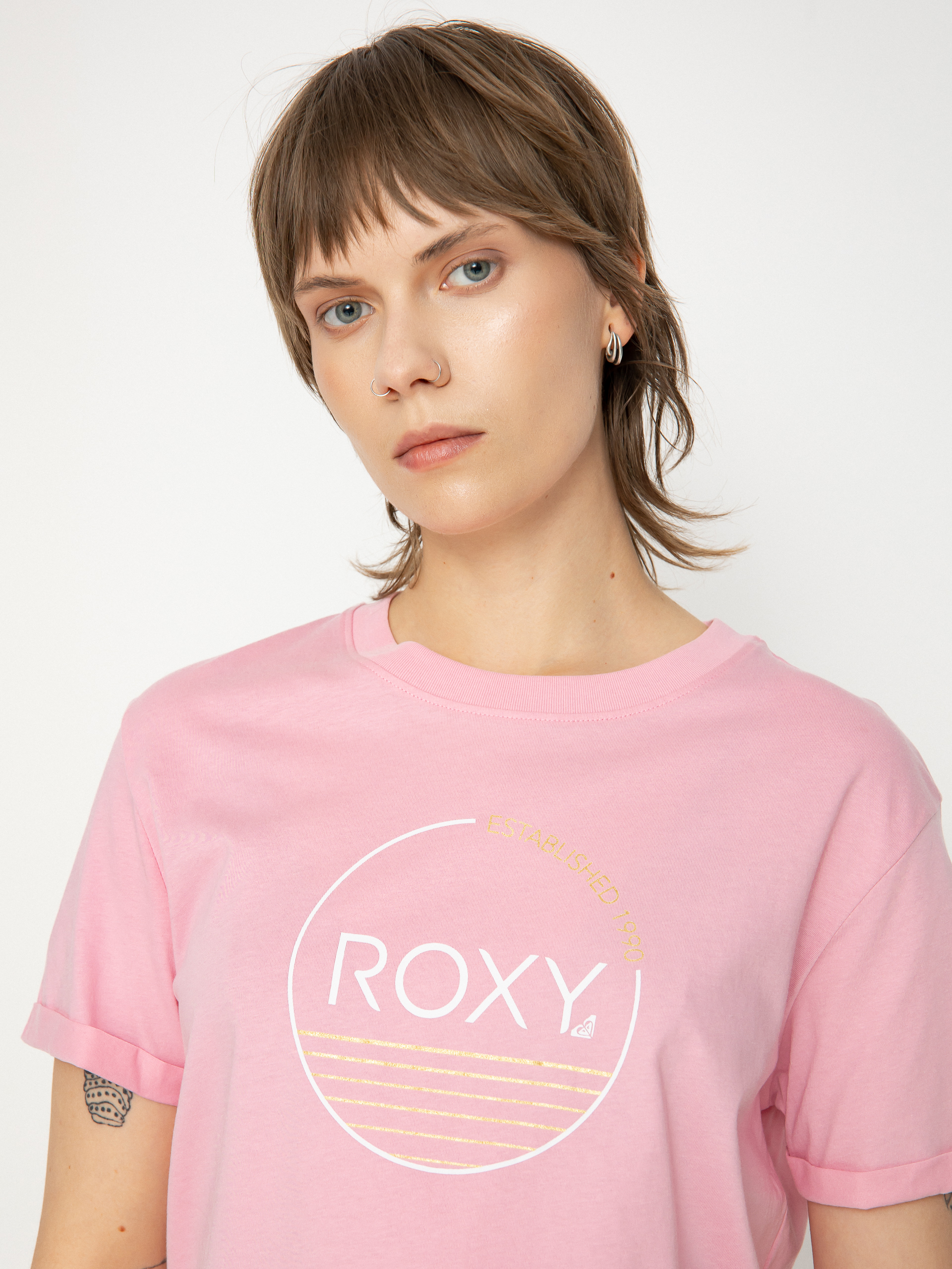 T-shirt Roxy Noon Ocean Wmn (m pink)