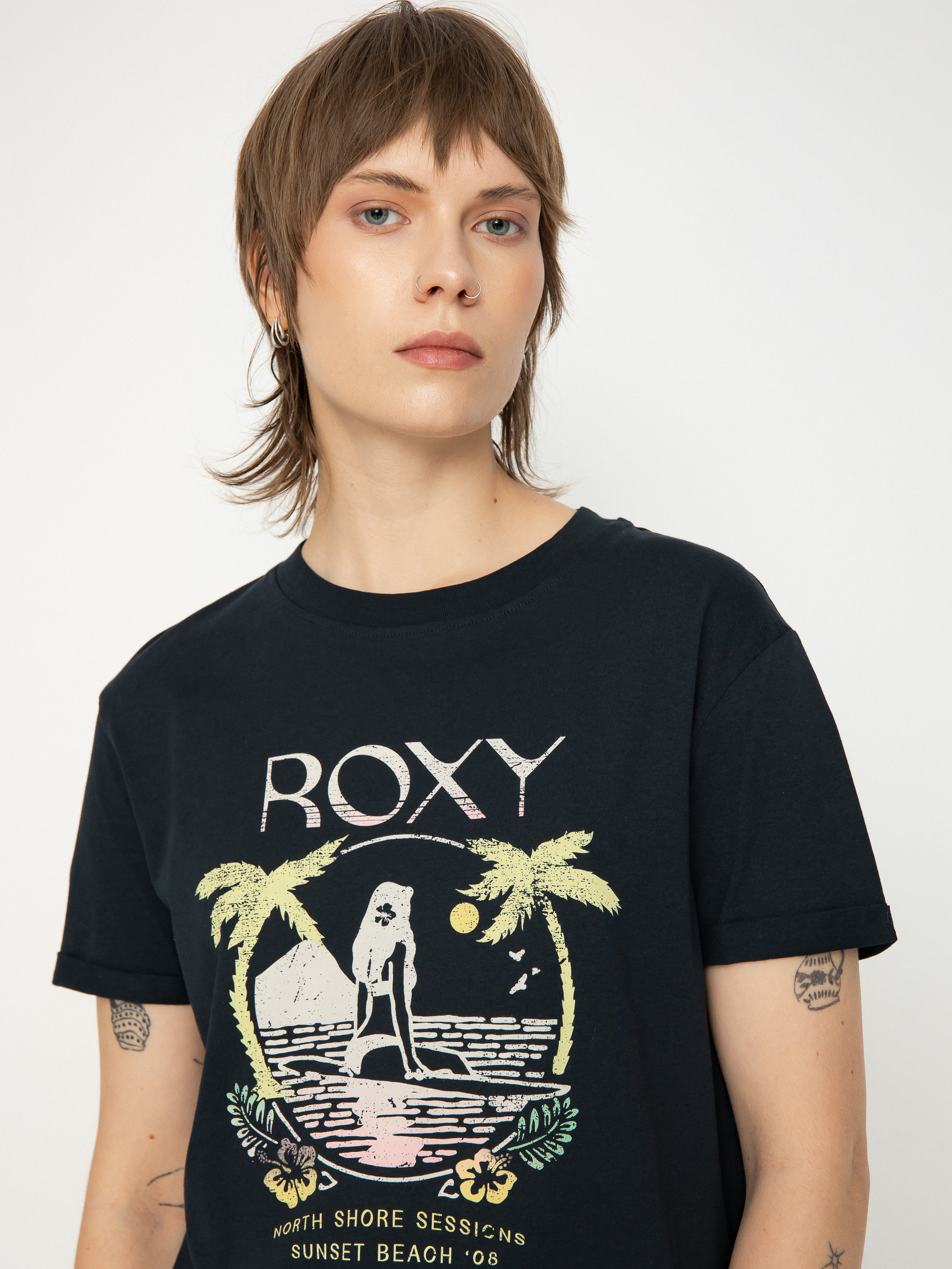 T-shirt Roxy Summer Fun A Wmn (anthracite)