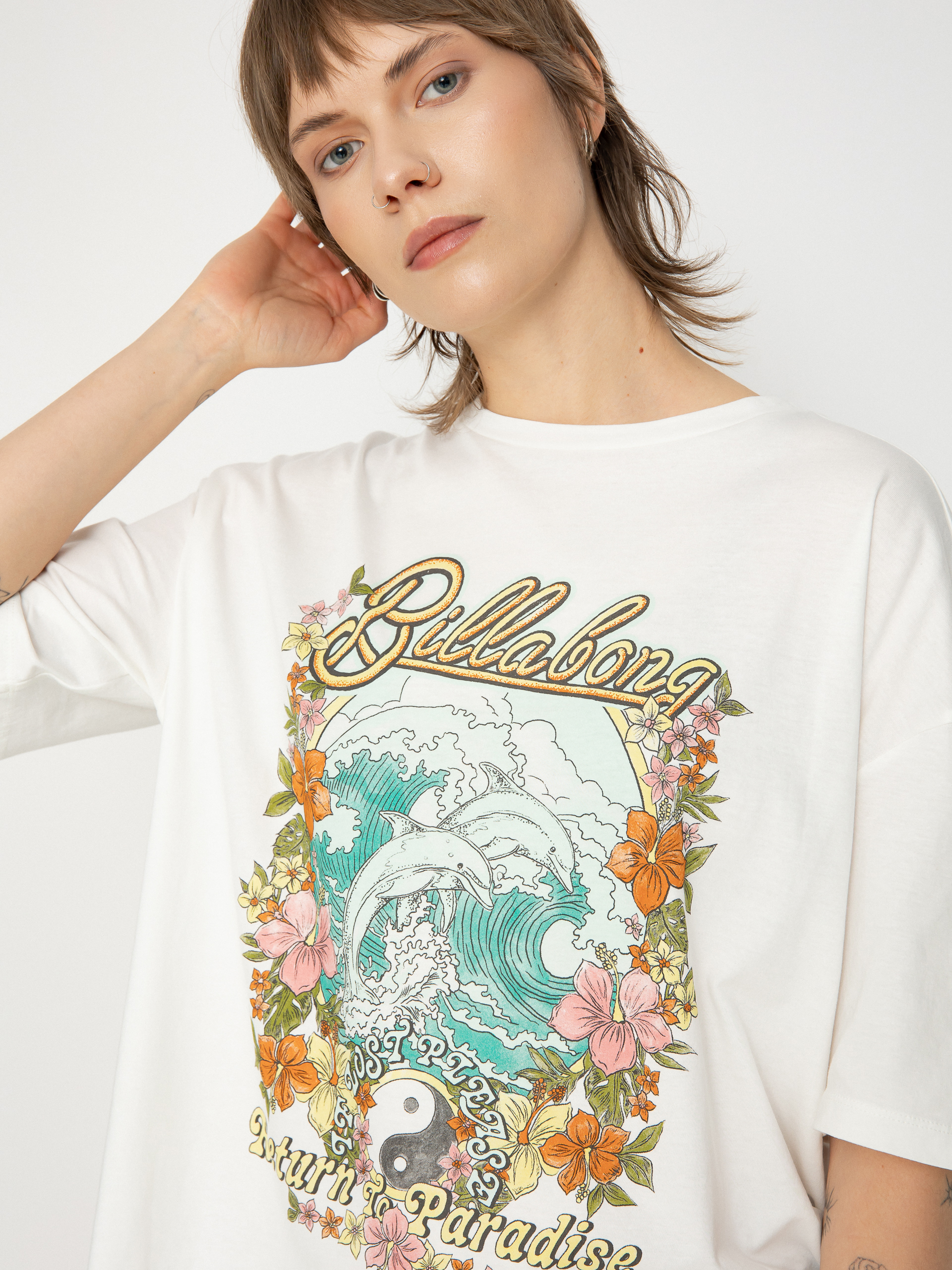 T-shirt Billabong Return To Paradise Wmn (salt crystal)