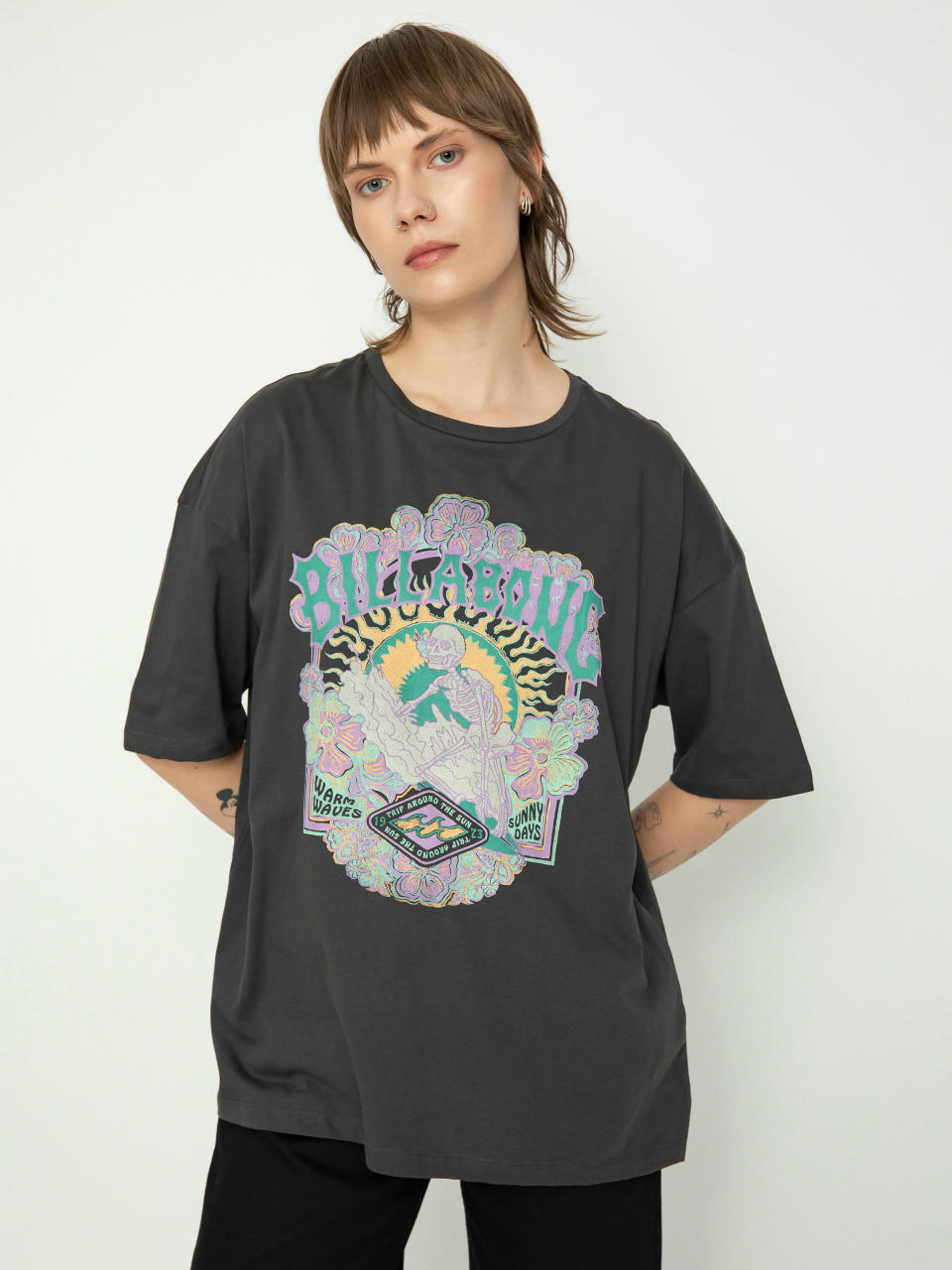 T-shirt Billabong Warm Waves Wmn (off black)