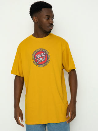 T-shirt Santa Cruz Speed Mfg Dot Front (old gold)