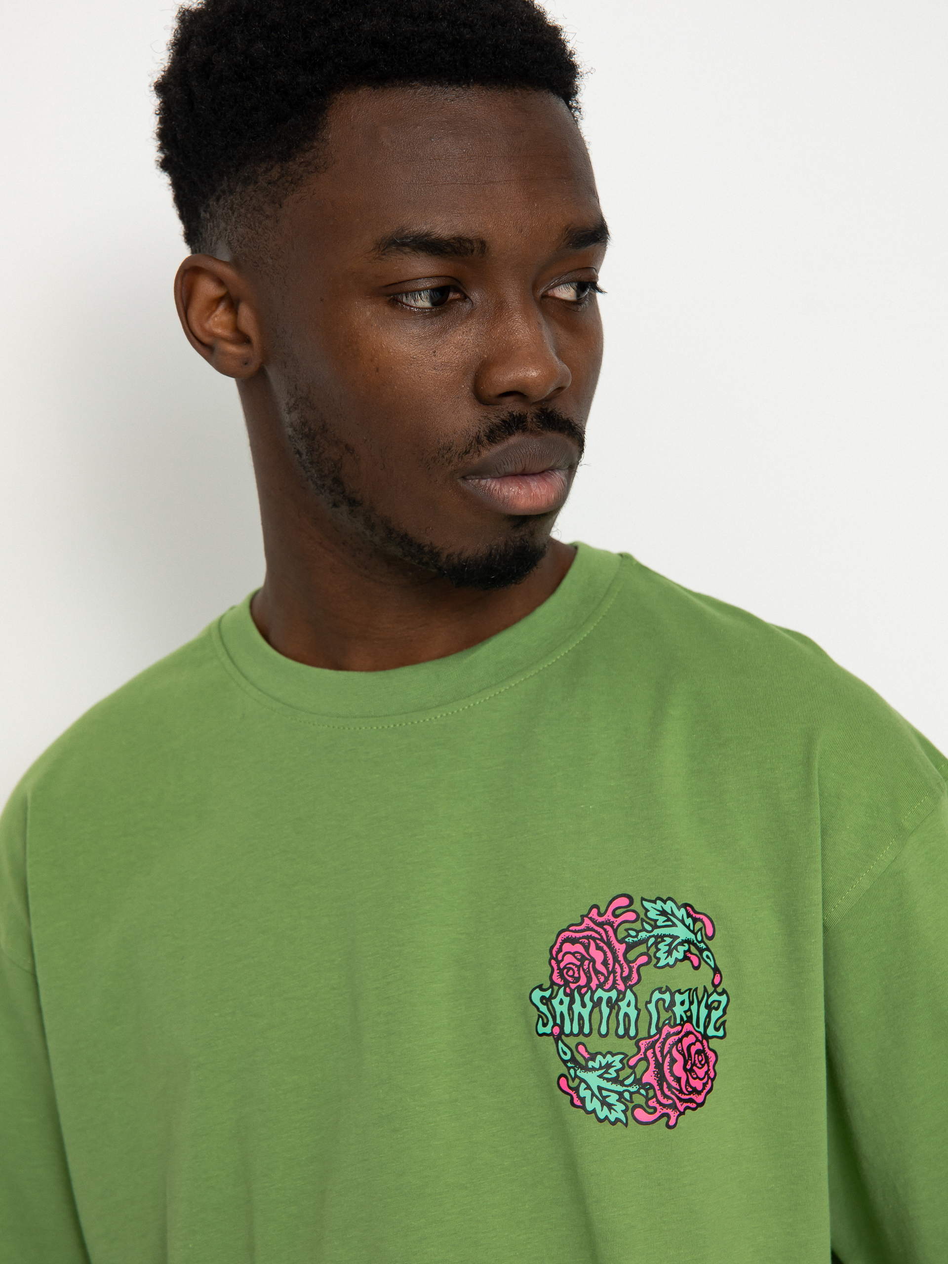 T-shirt Santa Cruz Dressen Rose Crew Two (apple)