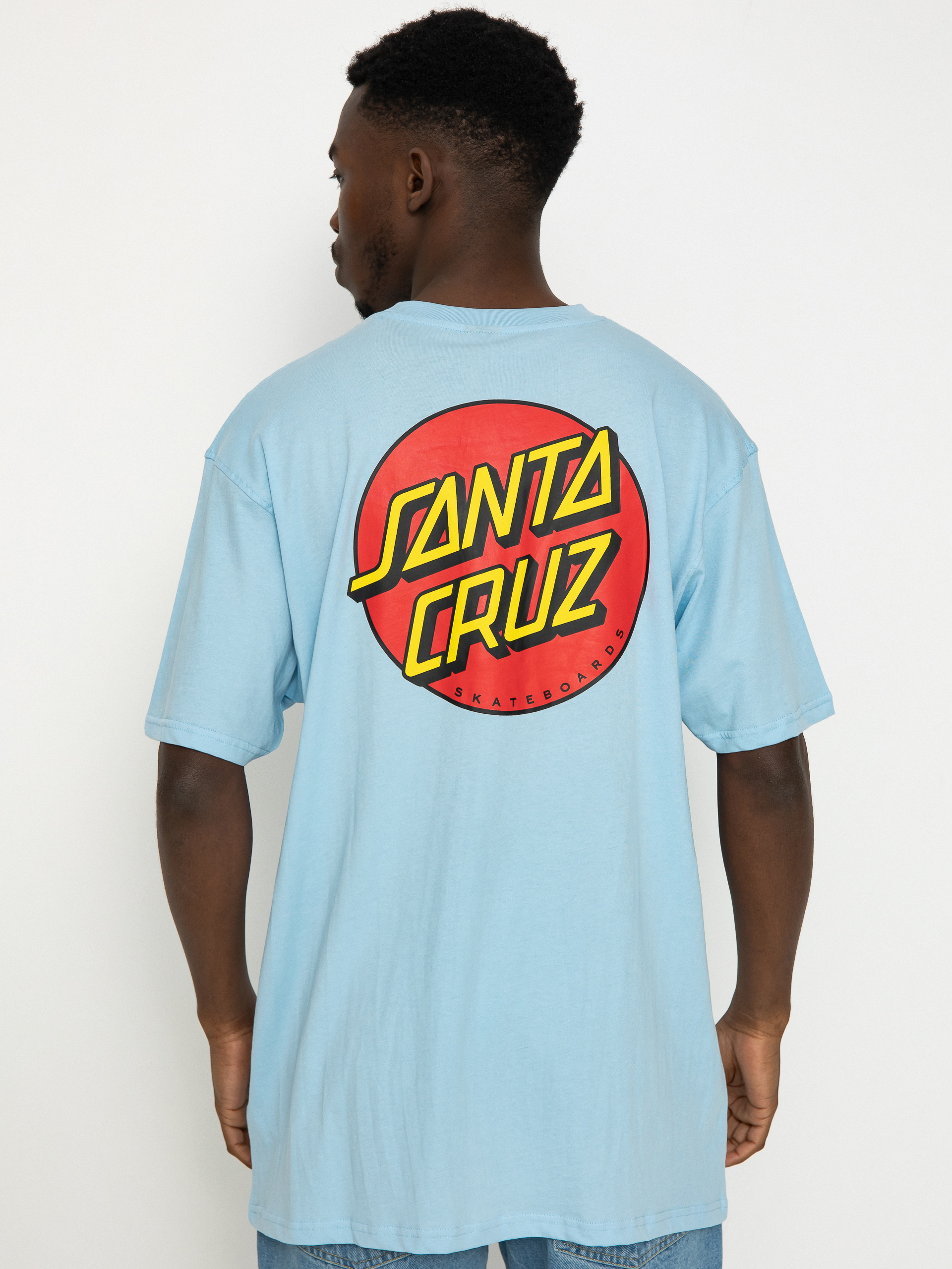 T-shirt Santa Cruz Classic Dot Chest (sky blue)