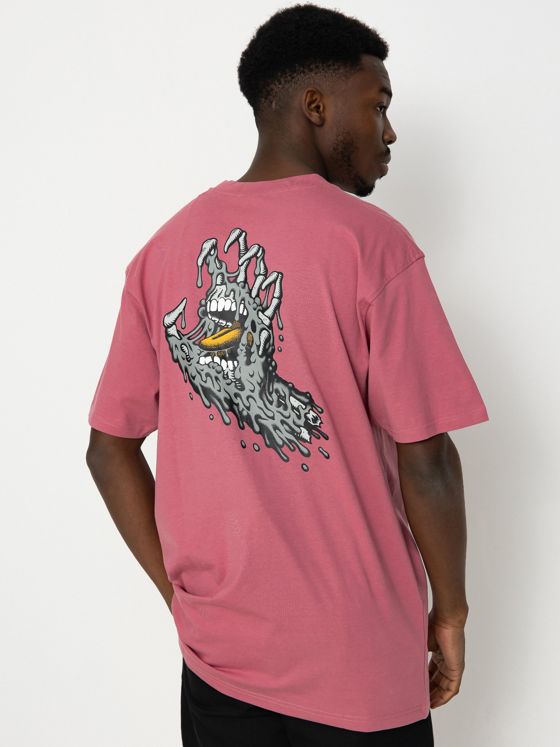 T-shirt Santa Cruz Melting Hand (dusty rose)