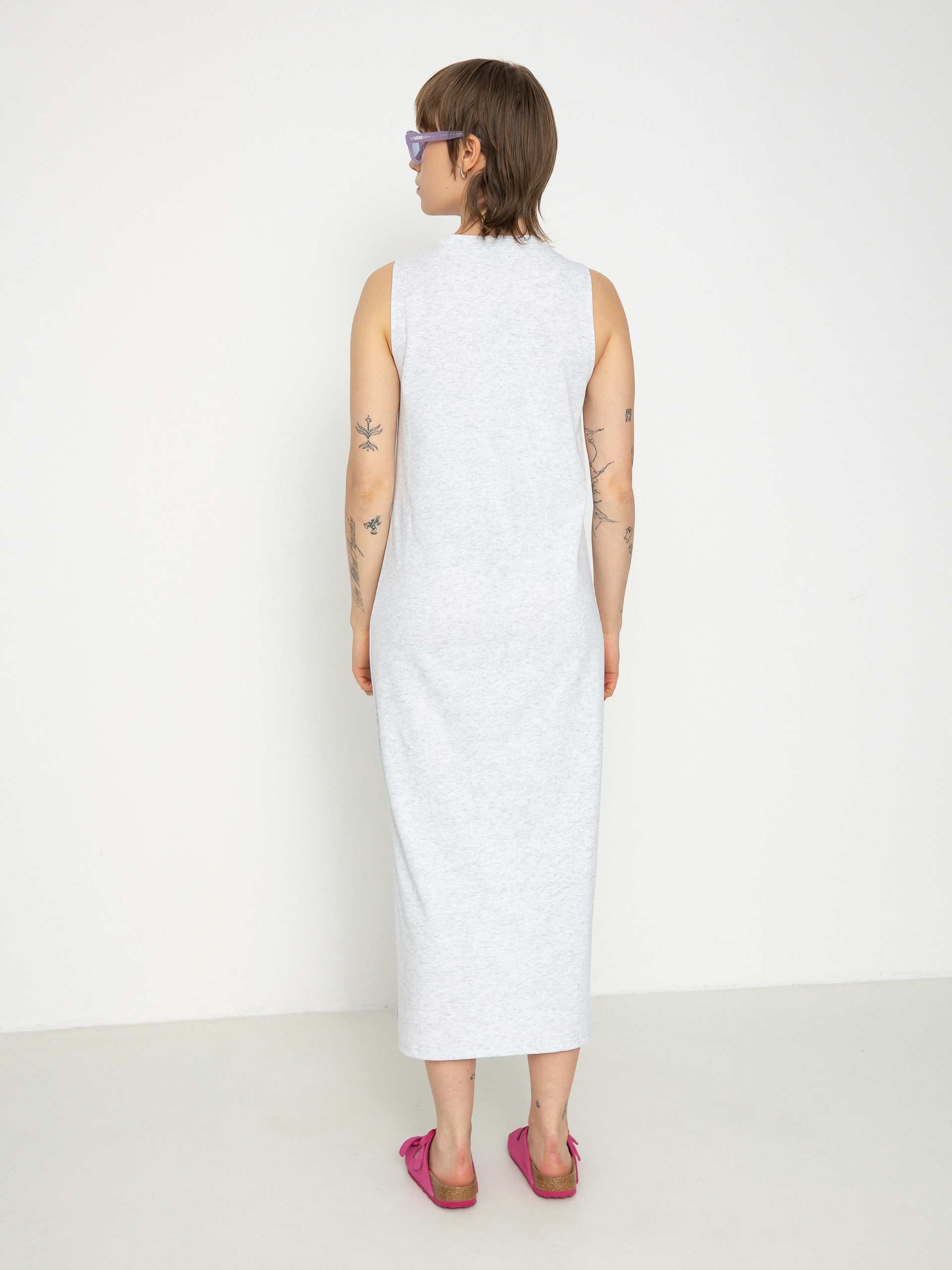 Sukienka Vans Left Chest Maxi Wmn (light grey heather)