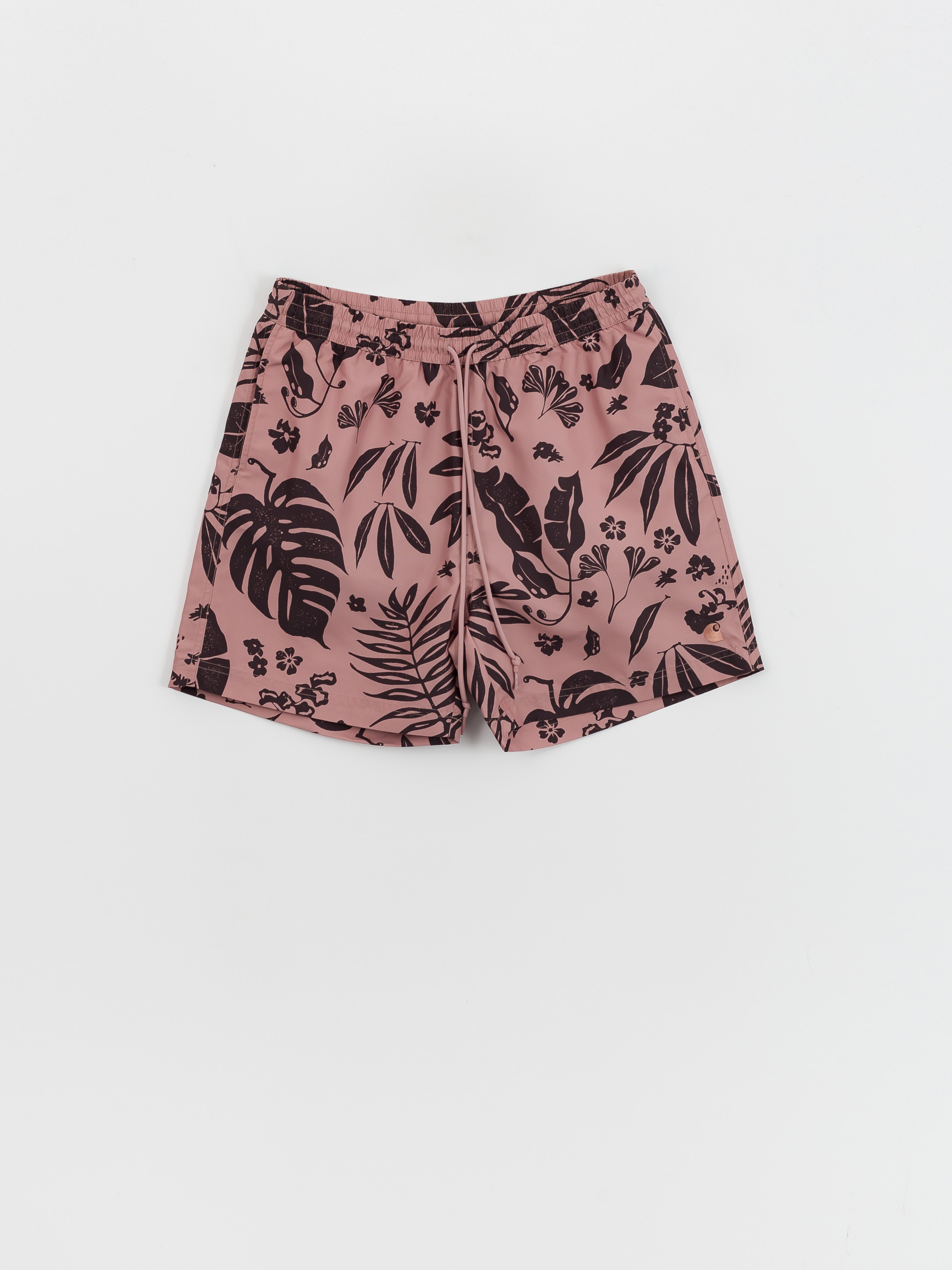 Szorty Carhartt WIP Slater Swim (woodblock print/glassy pink)