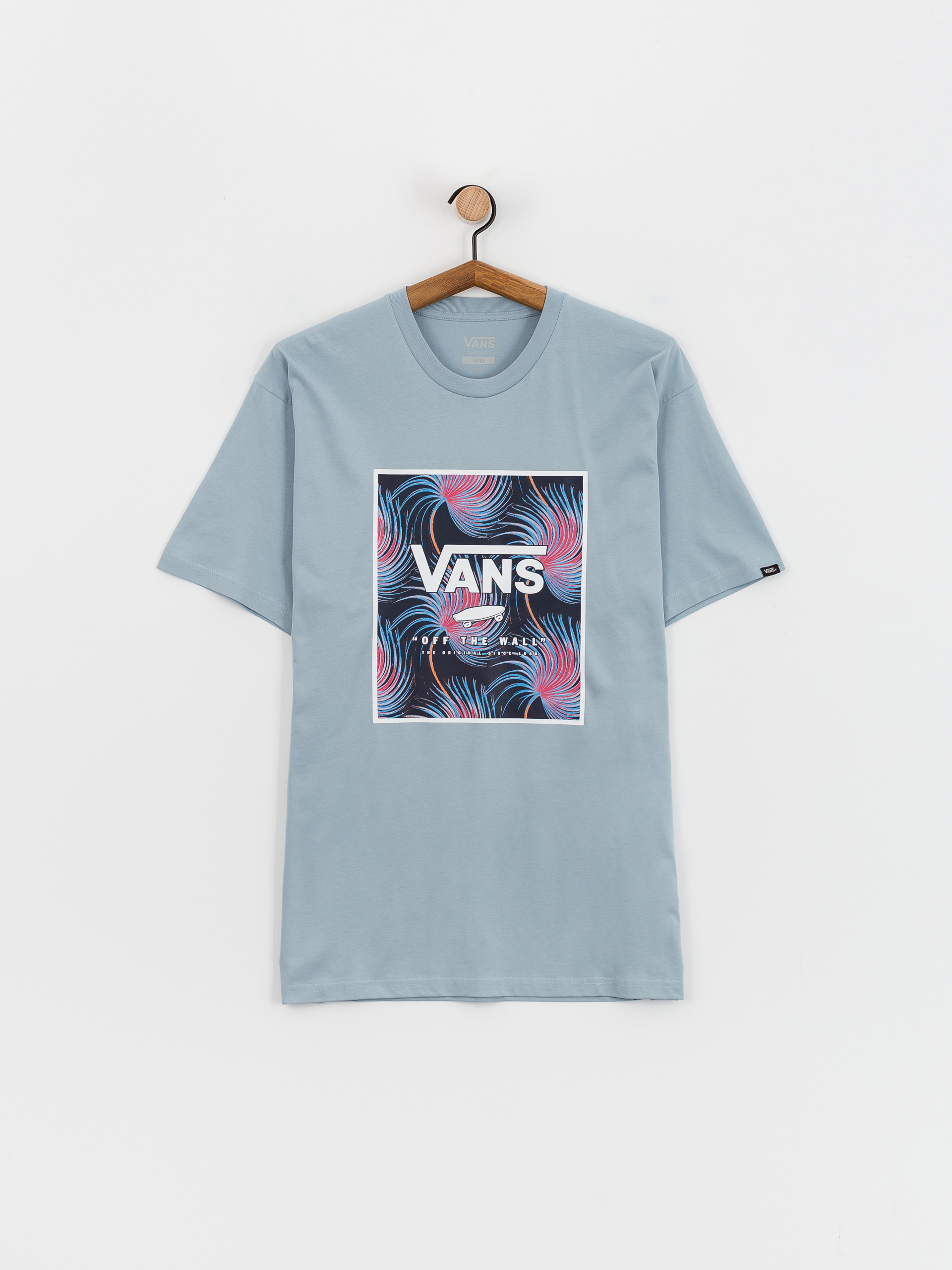 T-shirt Vans Classic Print Box (dusty blue/white)
