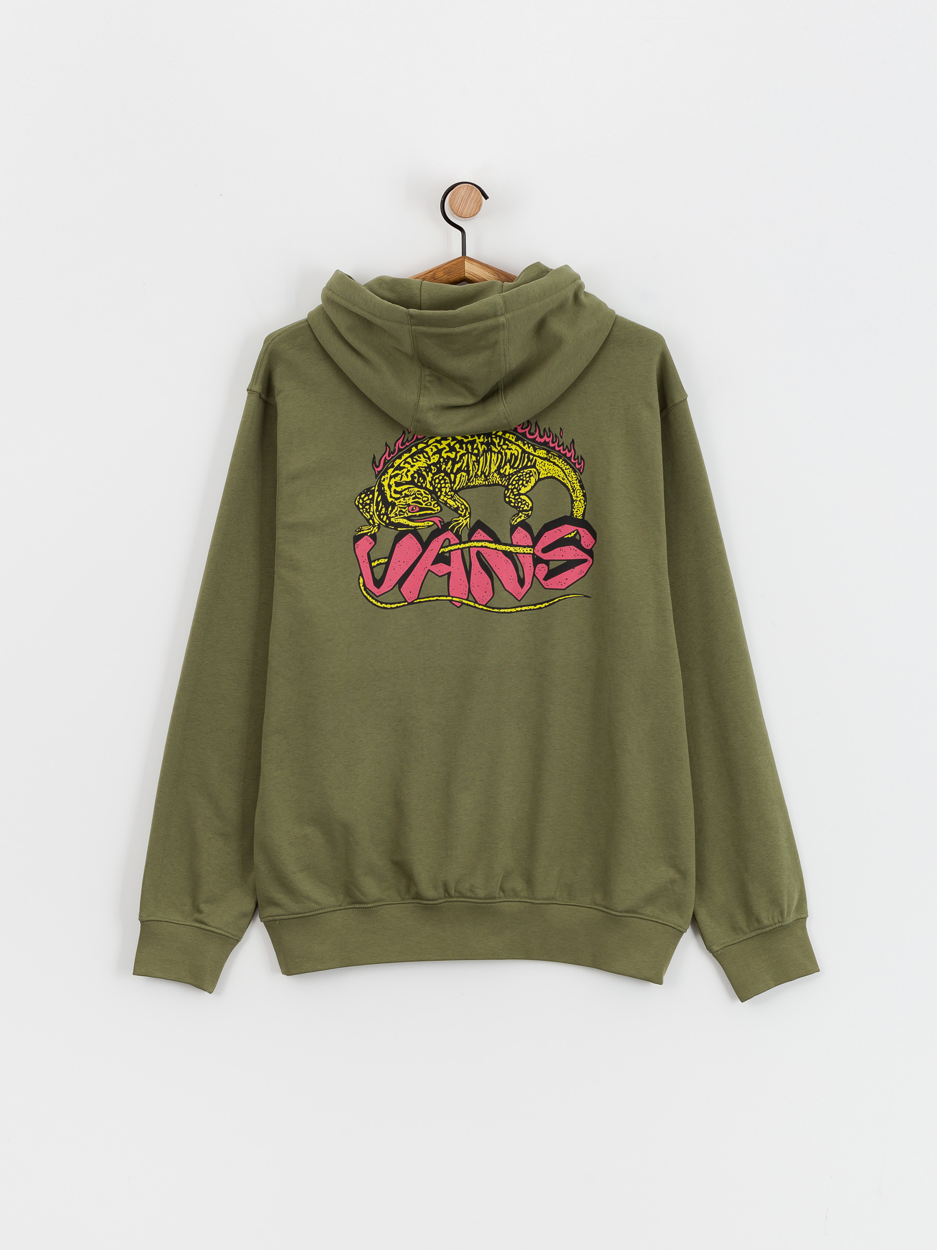 Bluza z kapturem Vans Fiery Friend HD (olivine)