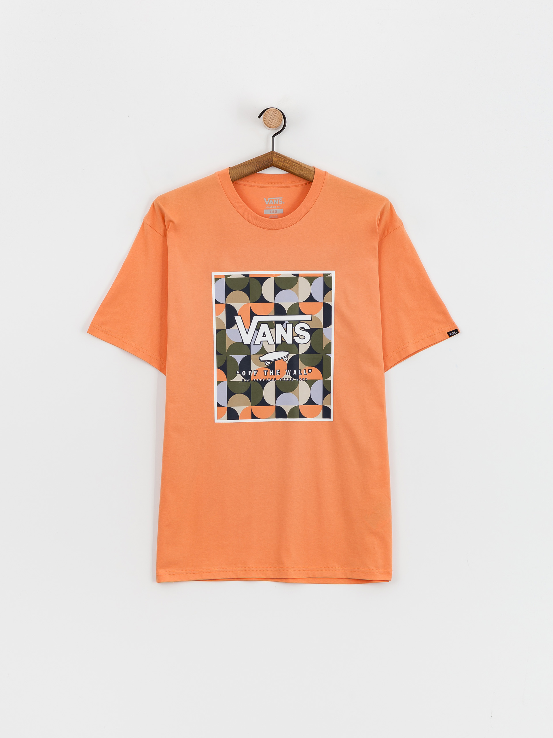 T-shirt Vans Classic Print Box (copper tan/white)