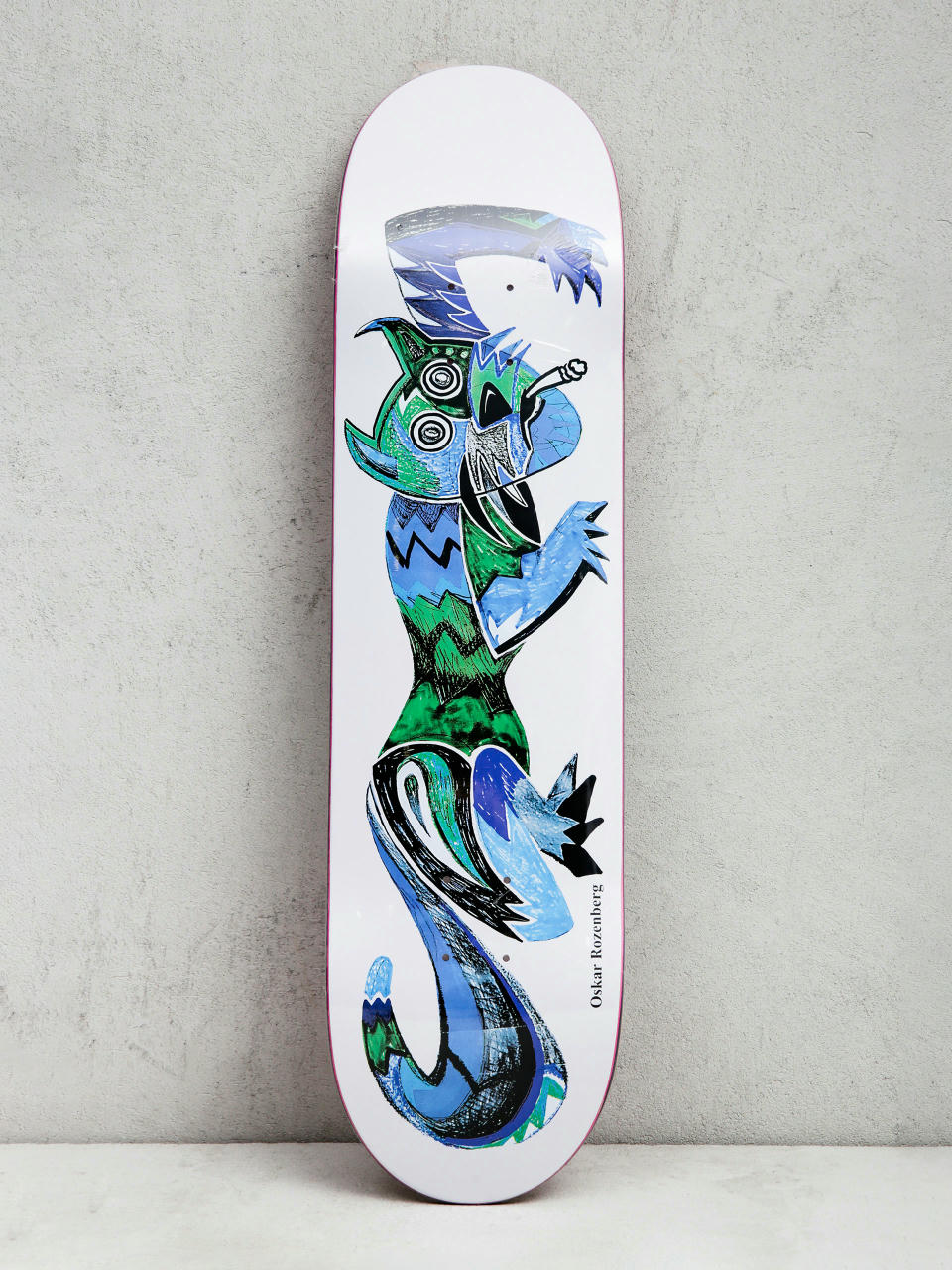 Deck Polar Skate Oskar Rozenberg Trippin (white)