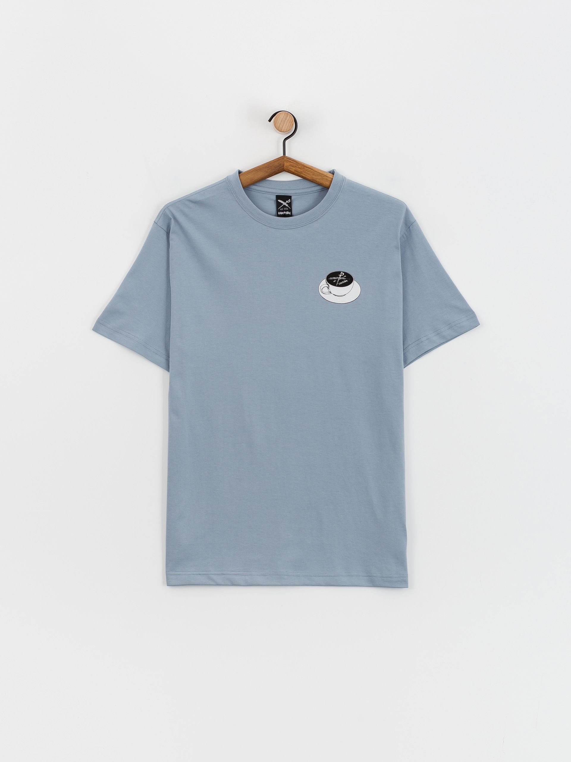 T-shirt Iriedaily Slowpresso (light blue)