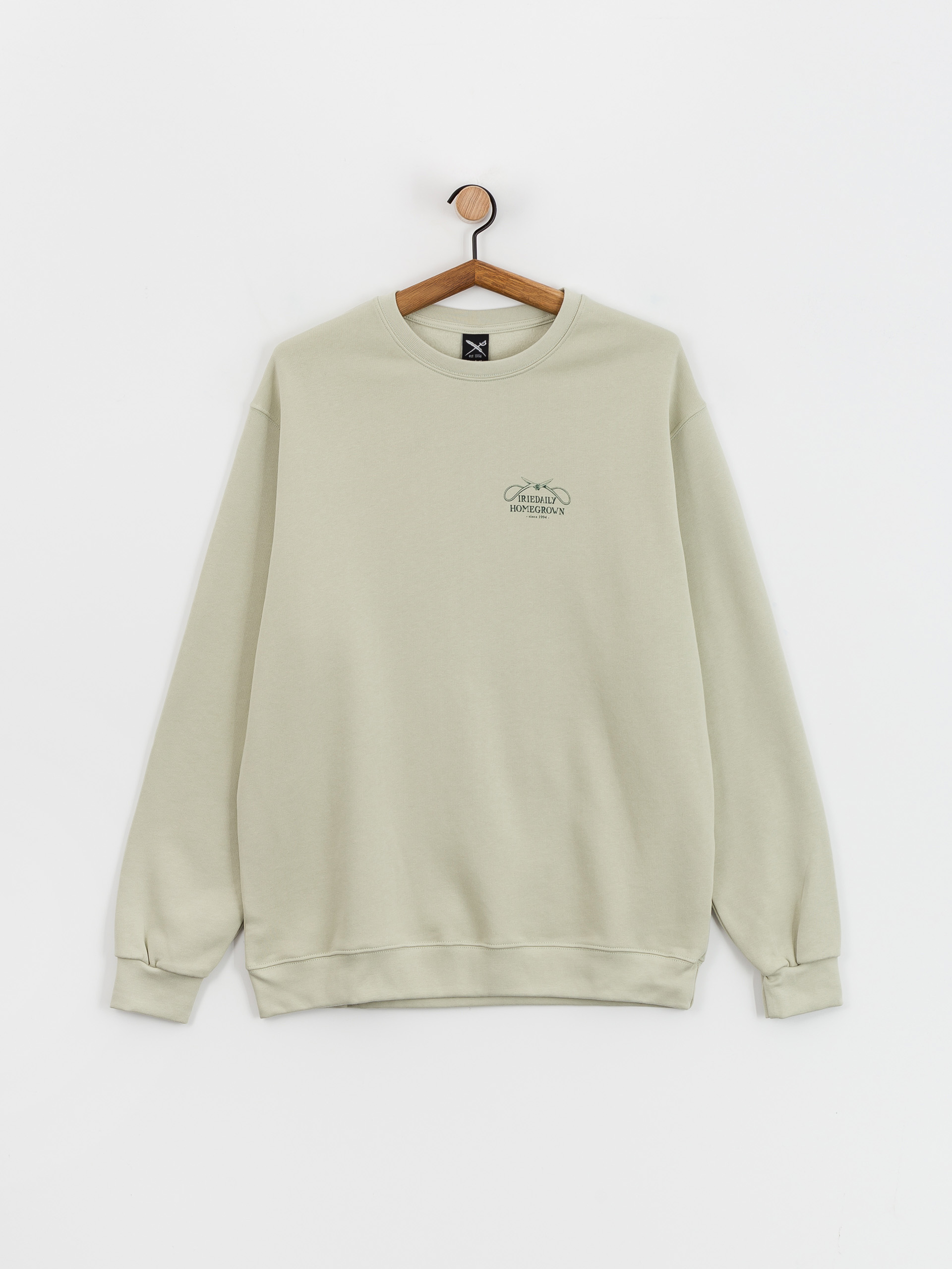 Bluza Iriedaily Bonsigh Crew (light sage)