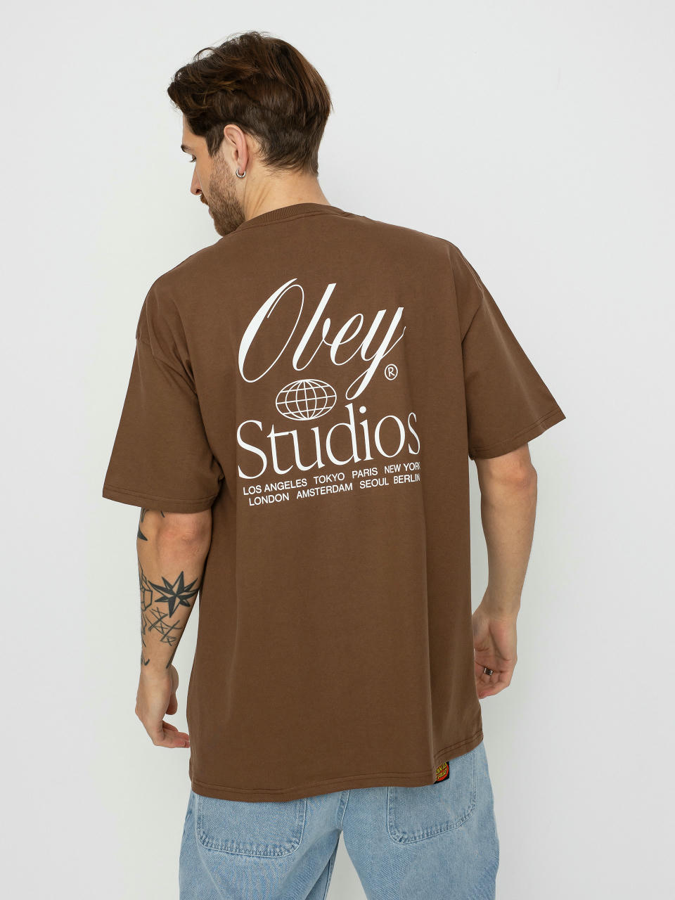 T-shirt OBEY Studios Worldwide (silt)