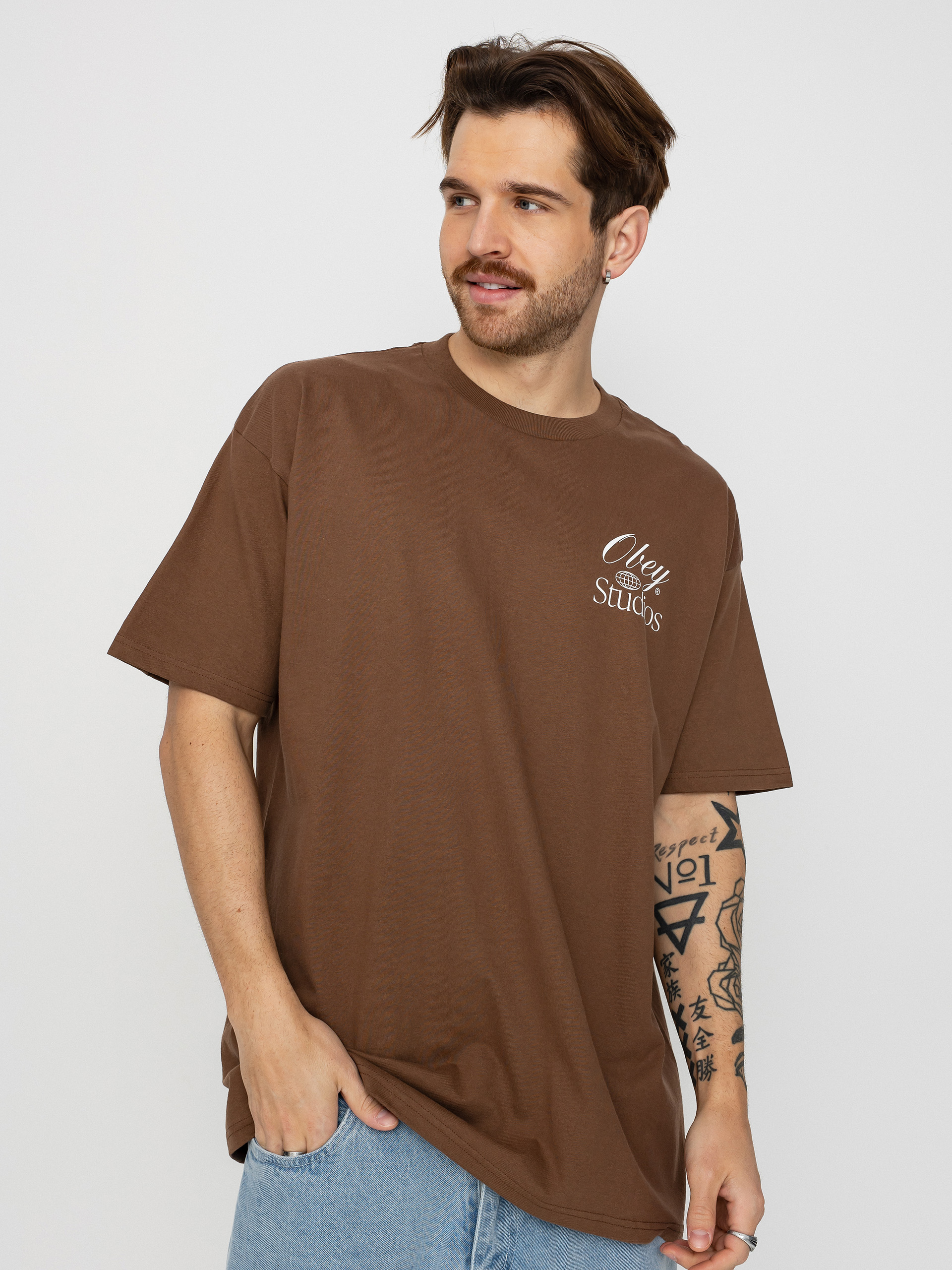T-shirt OBEY Studios Worldwide (silt)