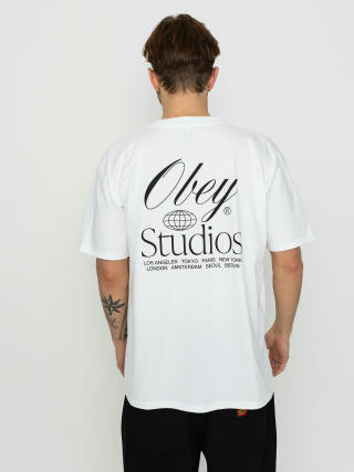 T-shirt OBEY Studios Worldwide (white)