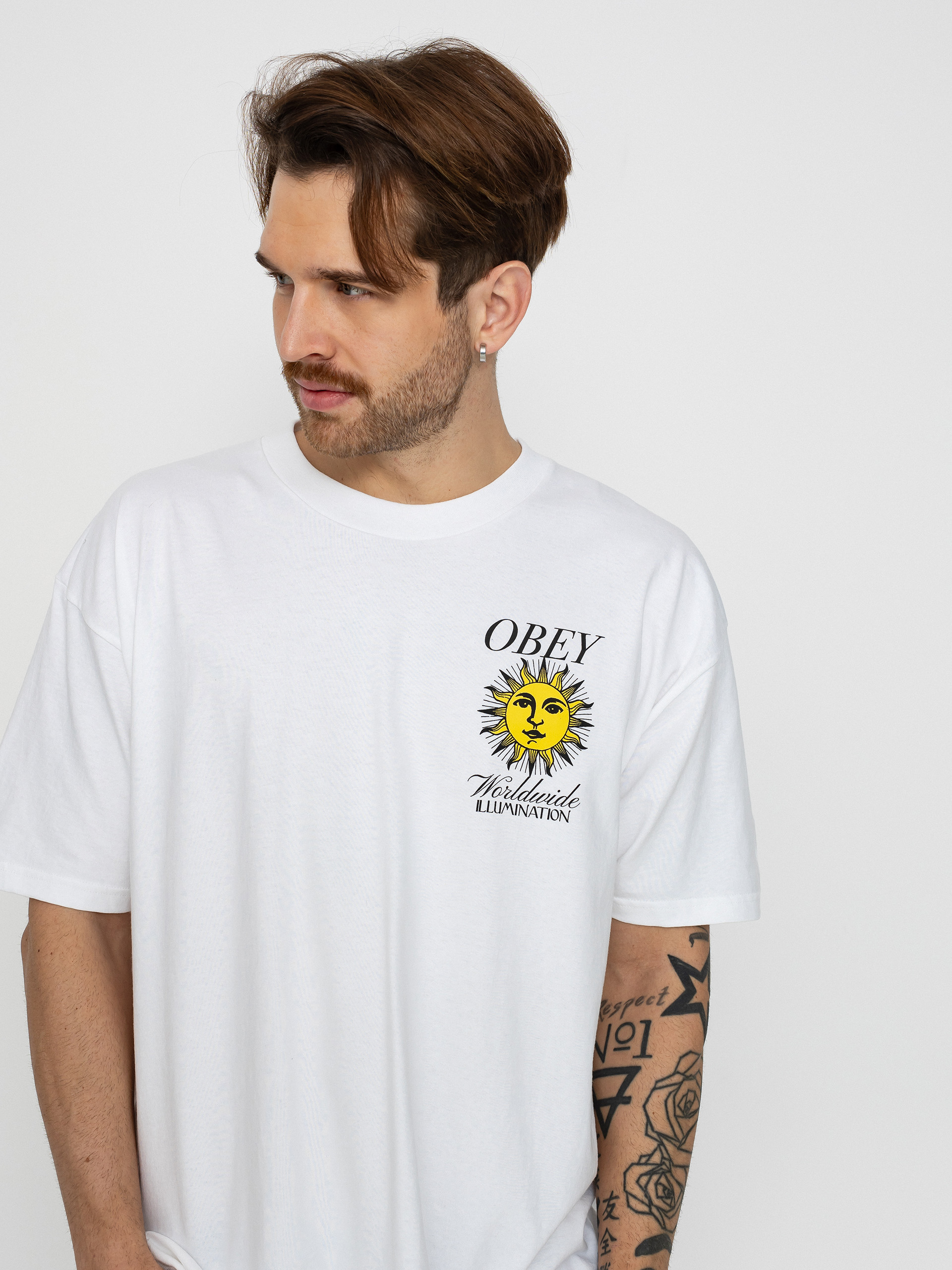 T-shirt OBEY Illumination (white)