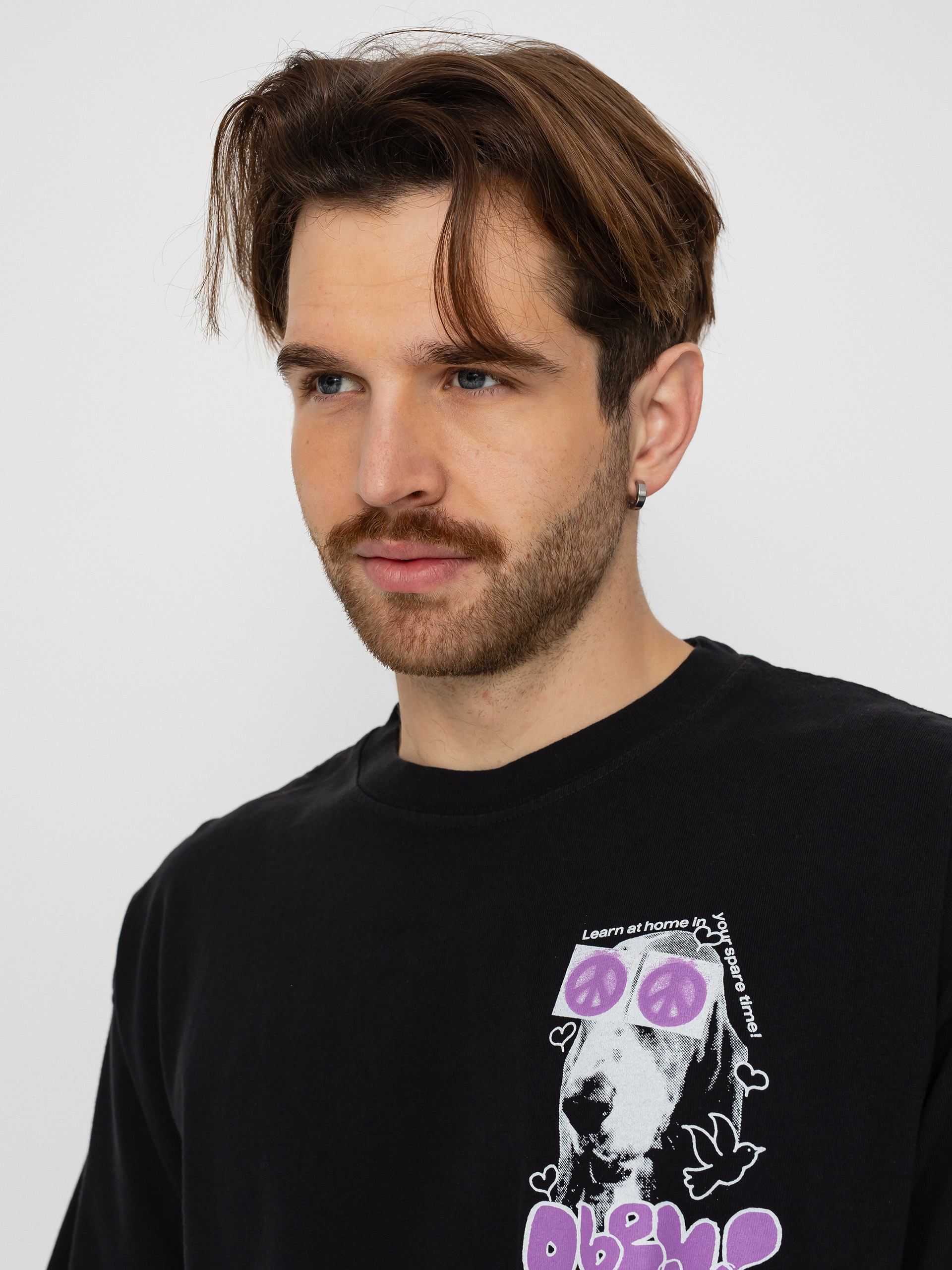 T-shirt OBEY Peace Eyes (vintage black)