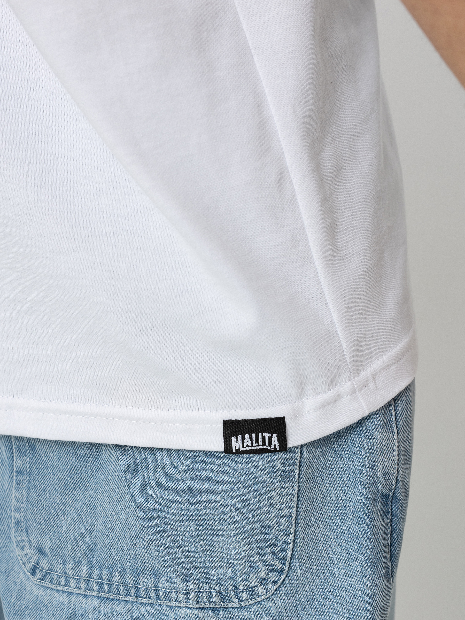 T-shirt Malita Thunder Logo (white)
