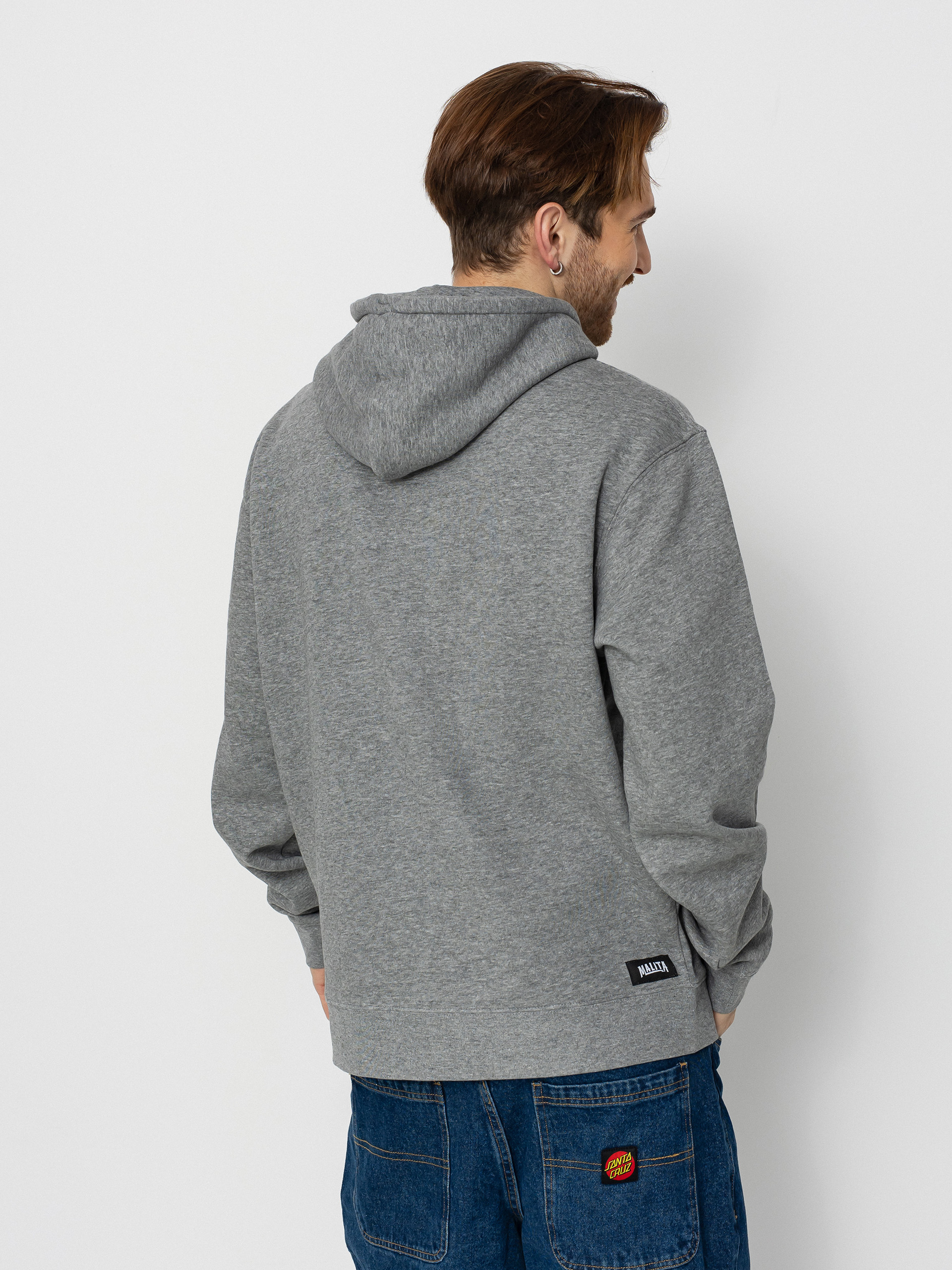 Bluza z kapturem Malita Logo Thunder (grey)