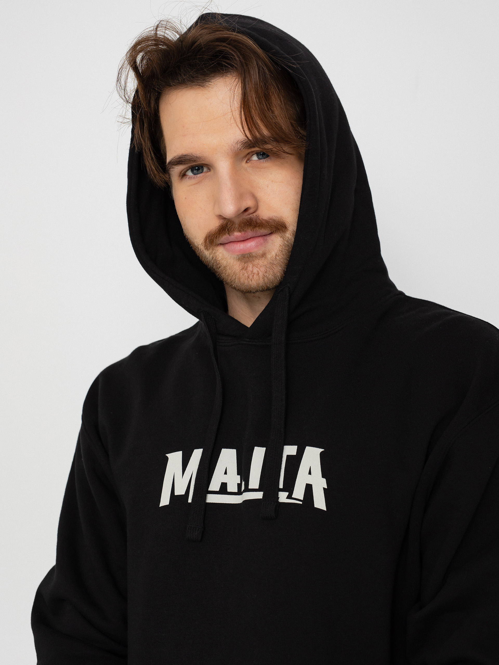 Bluza z kapturem Malita Logo Thunder (black)