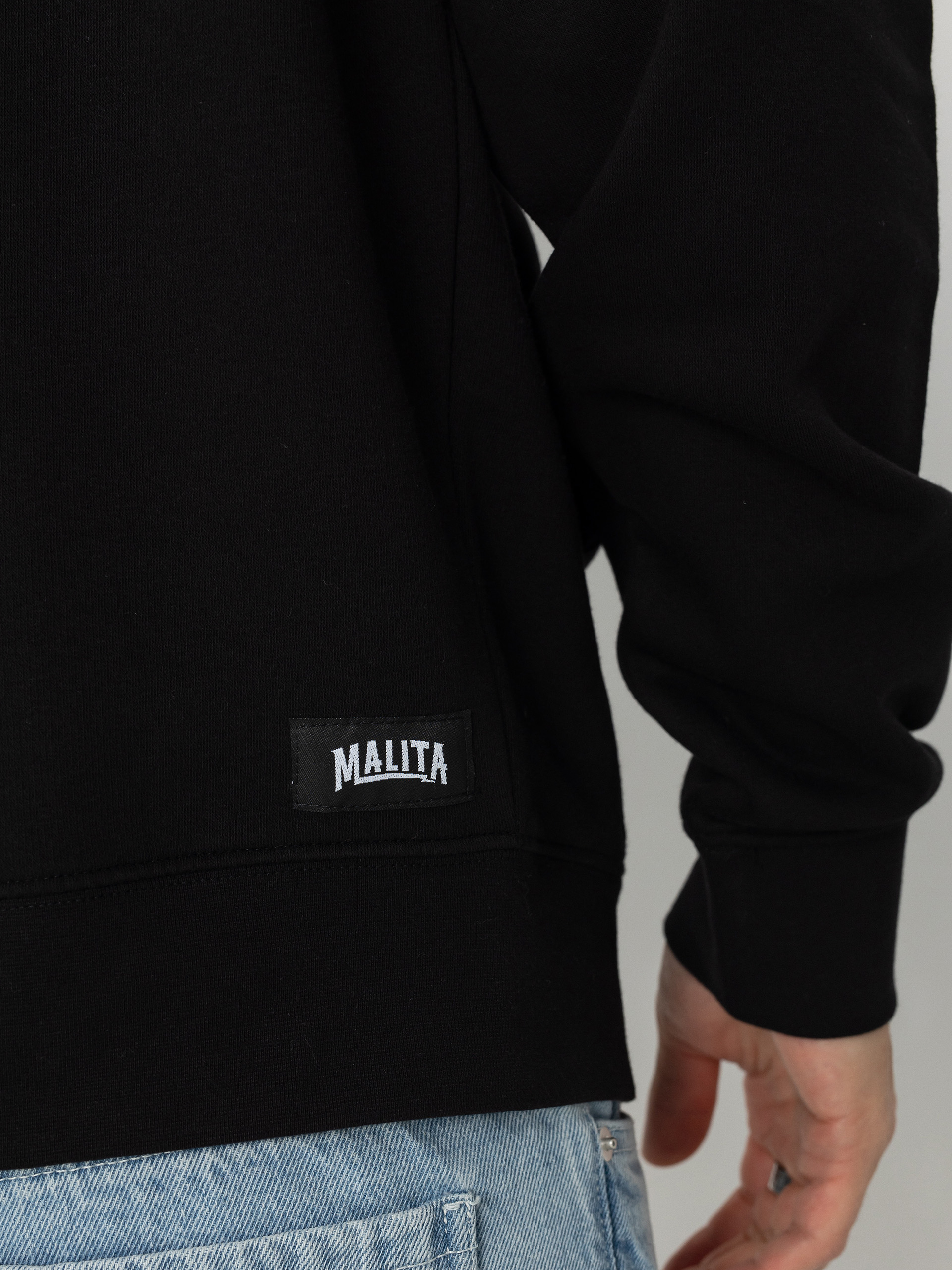 Bluza z kapturem Malita Logo Thunder (black)