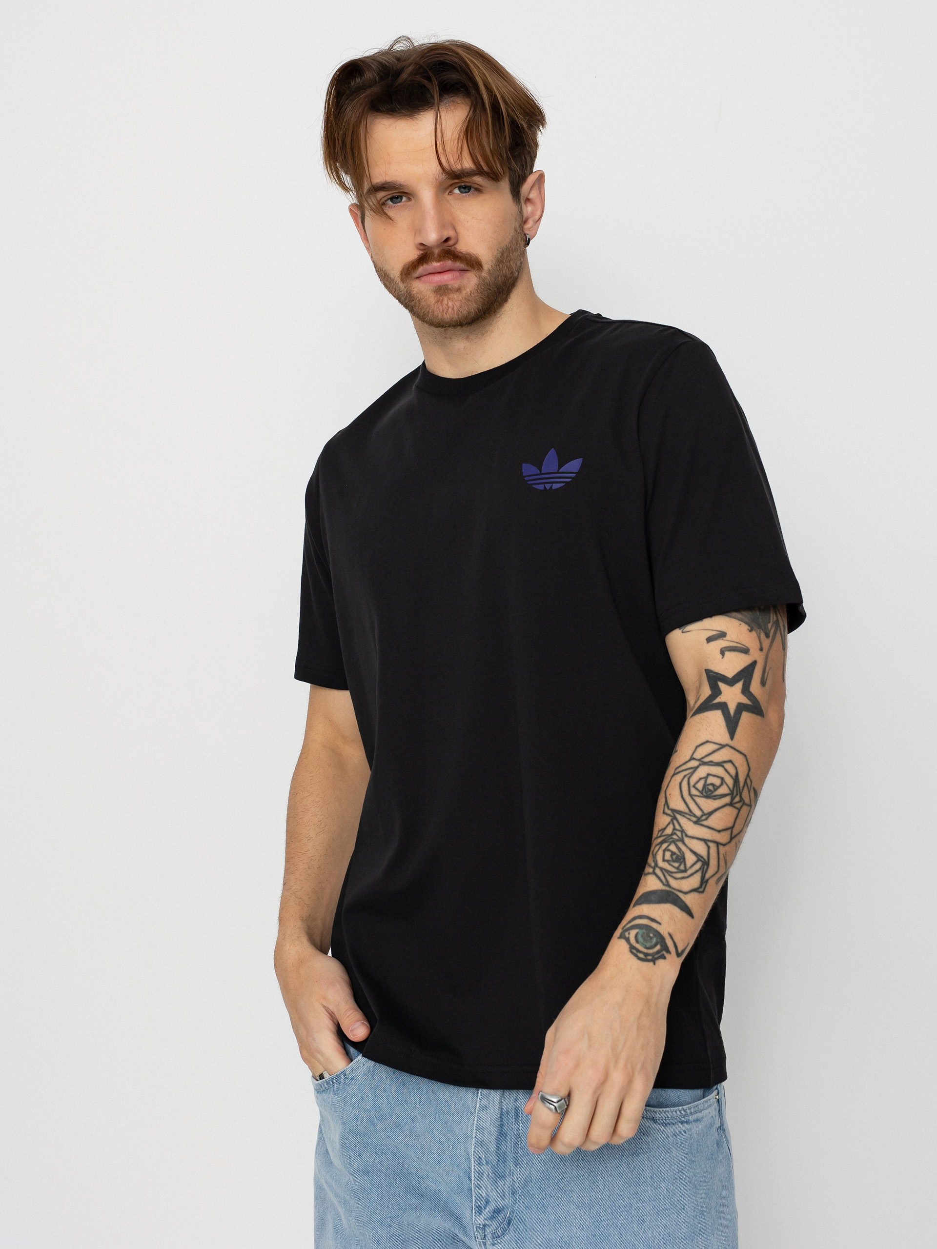 T-shirt adidas 4.0 Stlogo (black/cpurpl)