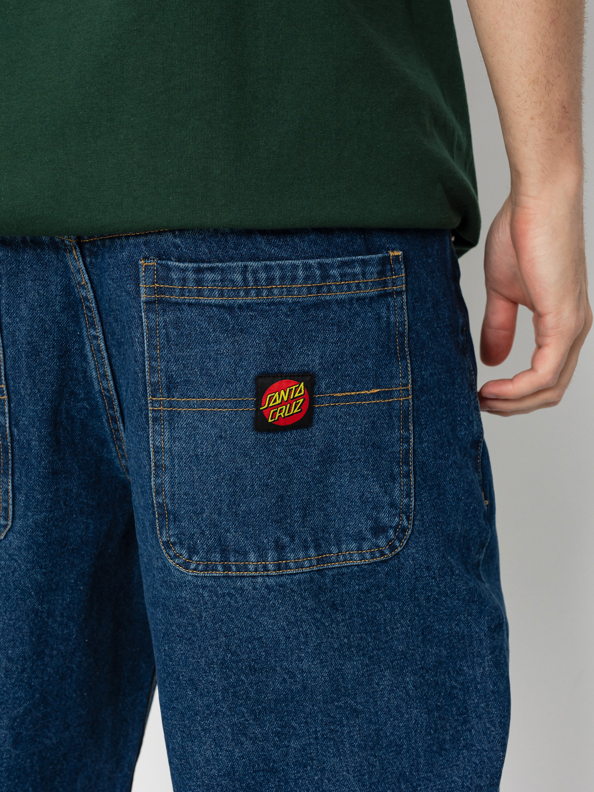 Spodnie Santa Cruz Classic Label Jean (classic blue)