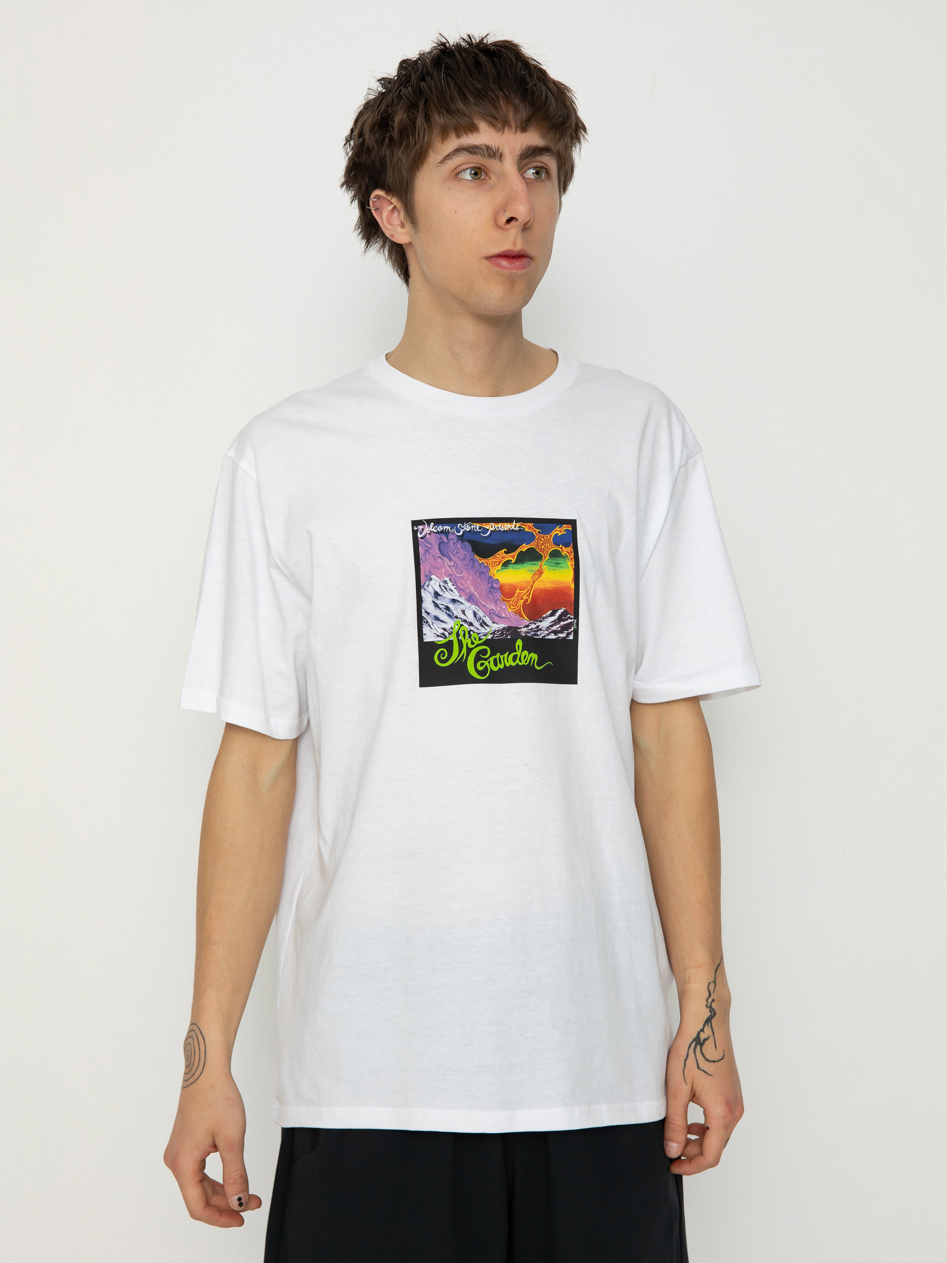 T-shirt Volcom V Ent The Garden Bsc (white)