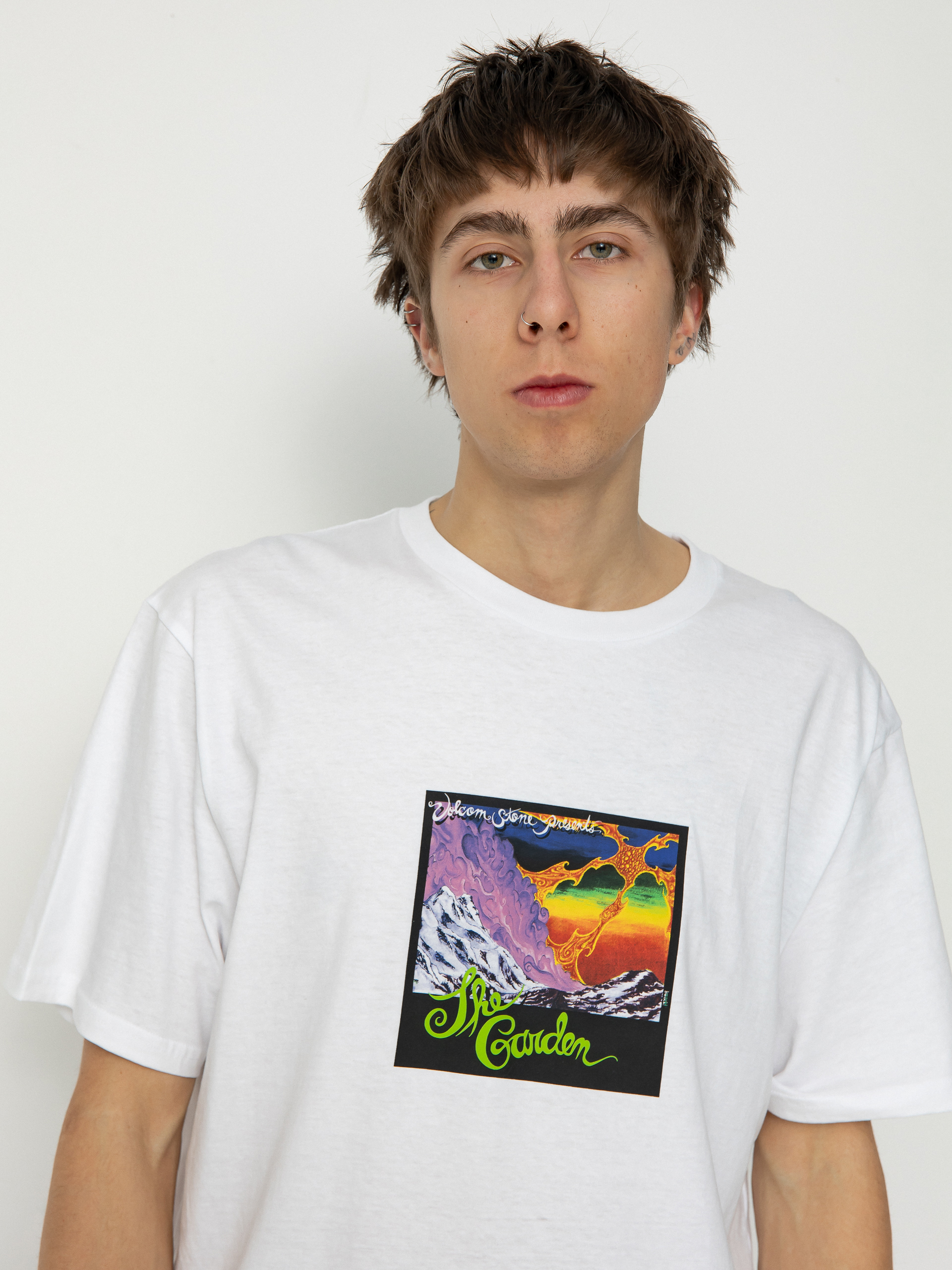 T-shirt Volcom V Ent The Garden Bsc (white)