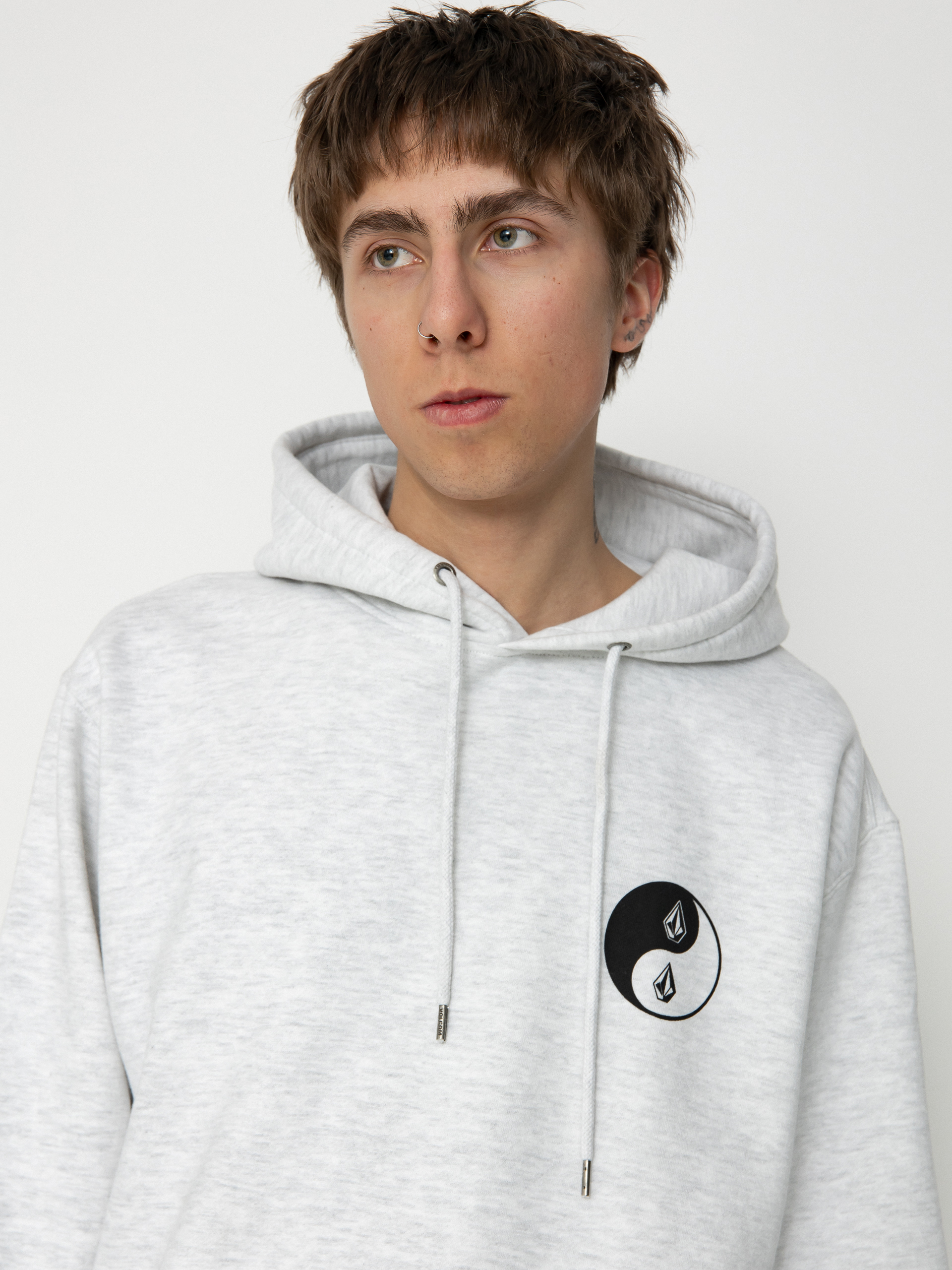 Bluza z kapturem Volcom Watanite HD (bone heather)