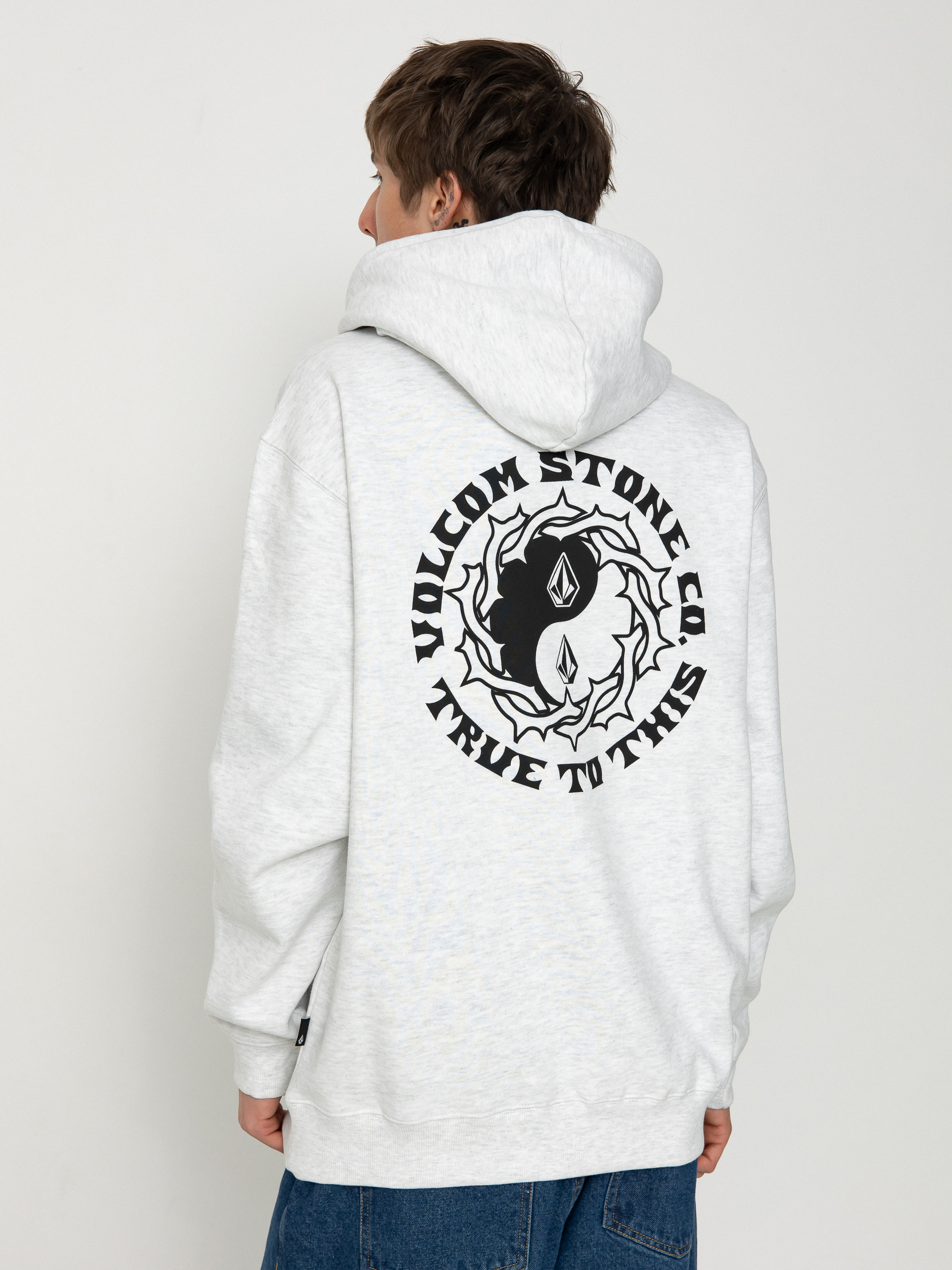 Bluza z kapturem Volcom Watanite HD (bone heather)