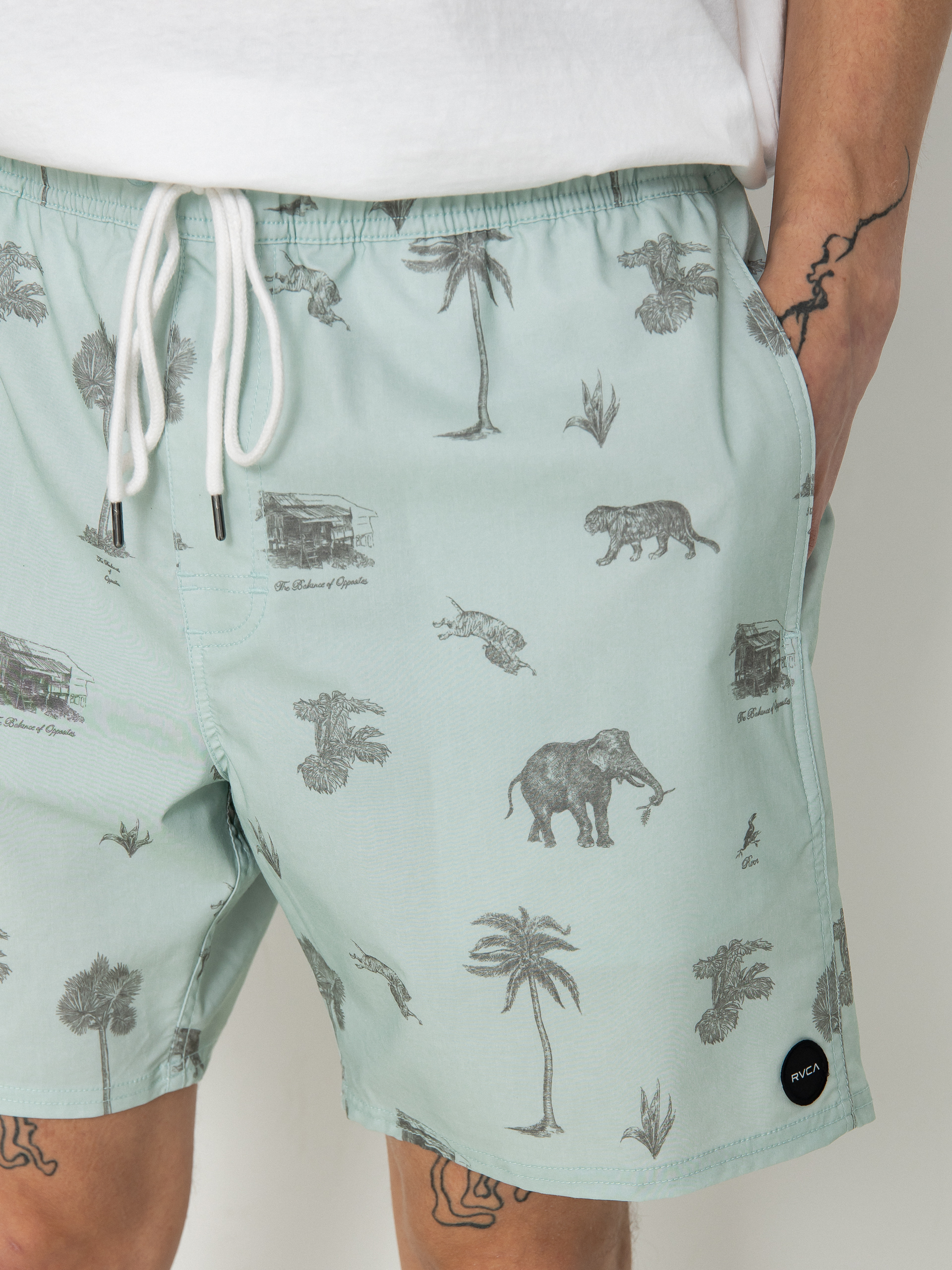 Boardshorty RVCA Barnes Elastic (cool blue)