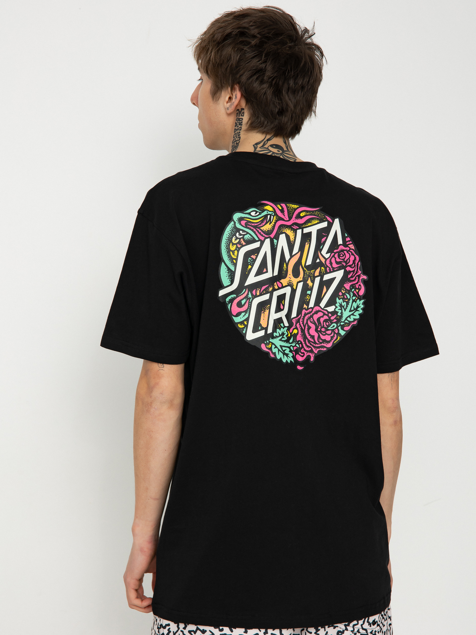 T-shirt Santa Cruz Dressen Rose Crew Two (black)