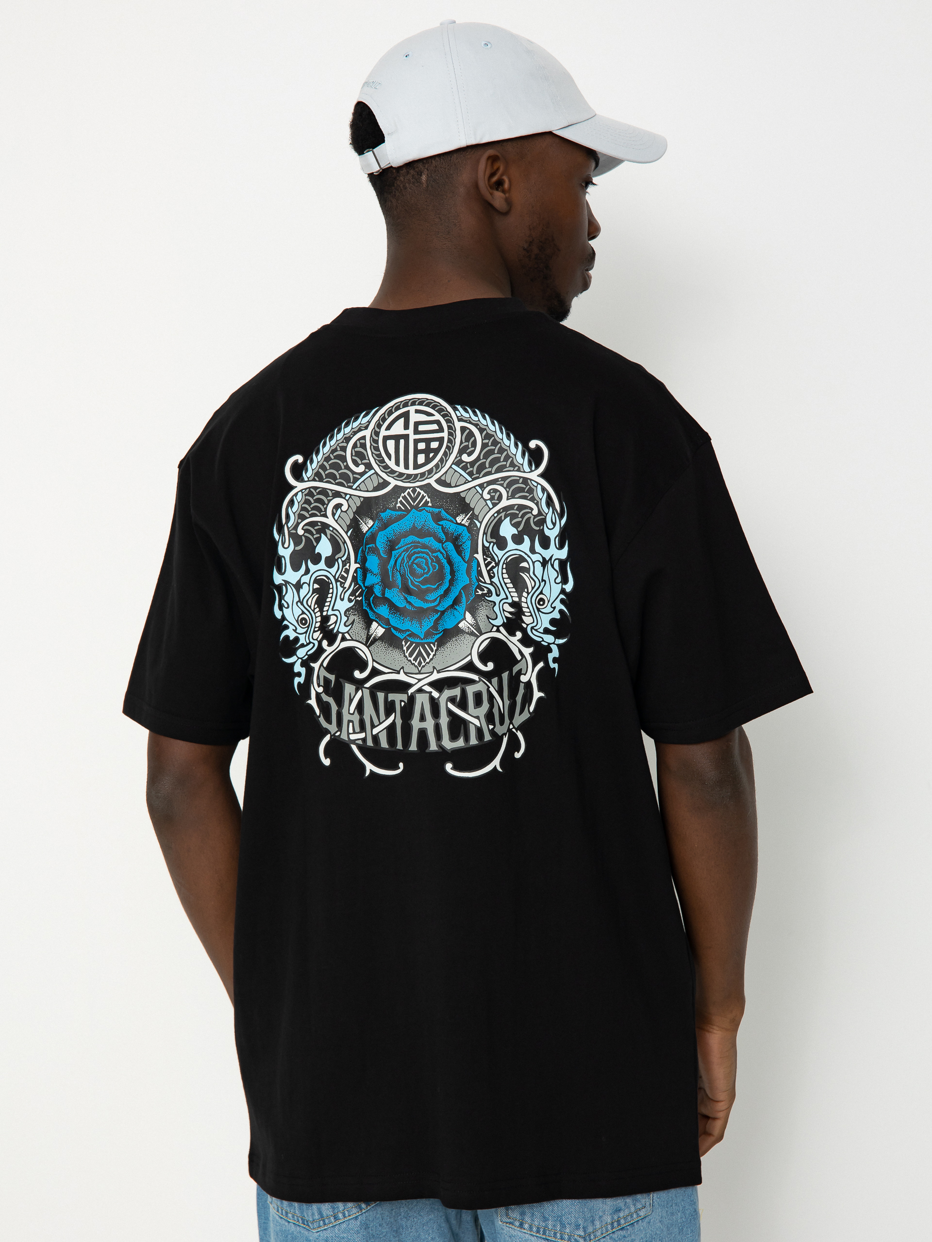 T-shirt Santa Cruz Dressen Rose Crew One (black)