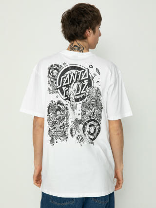 T-shirt Santa Cruz Roskopp Evo 2 (white)