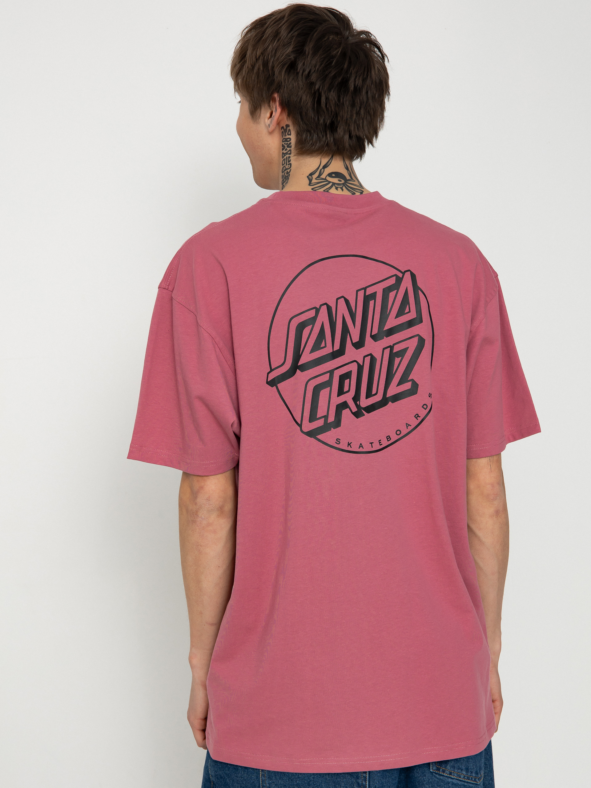 T-shirt Santa Cruz Opus Dot Stripe (dusty rose)
