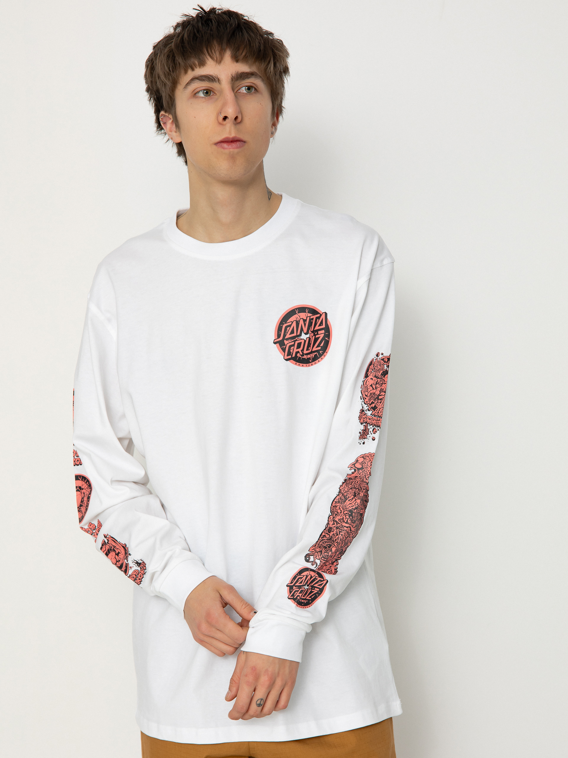 Longsleeve Santa Cruz Rob Evolution (white)