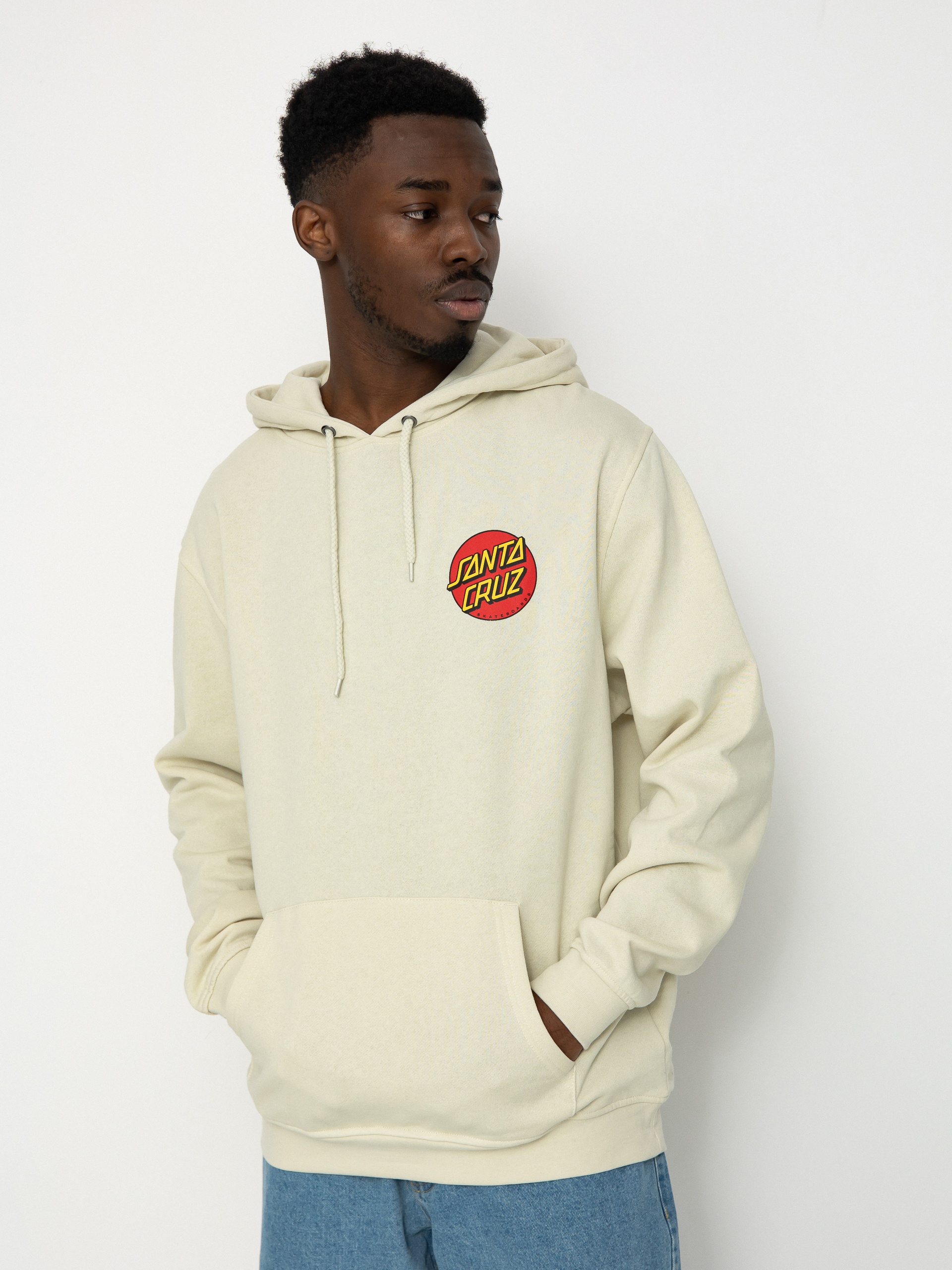 Bluza Santa Cruz Classic Dot Chest (light grey)